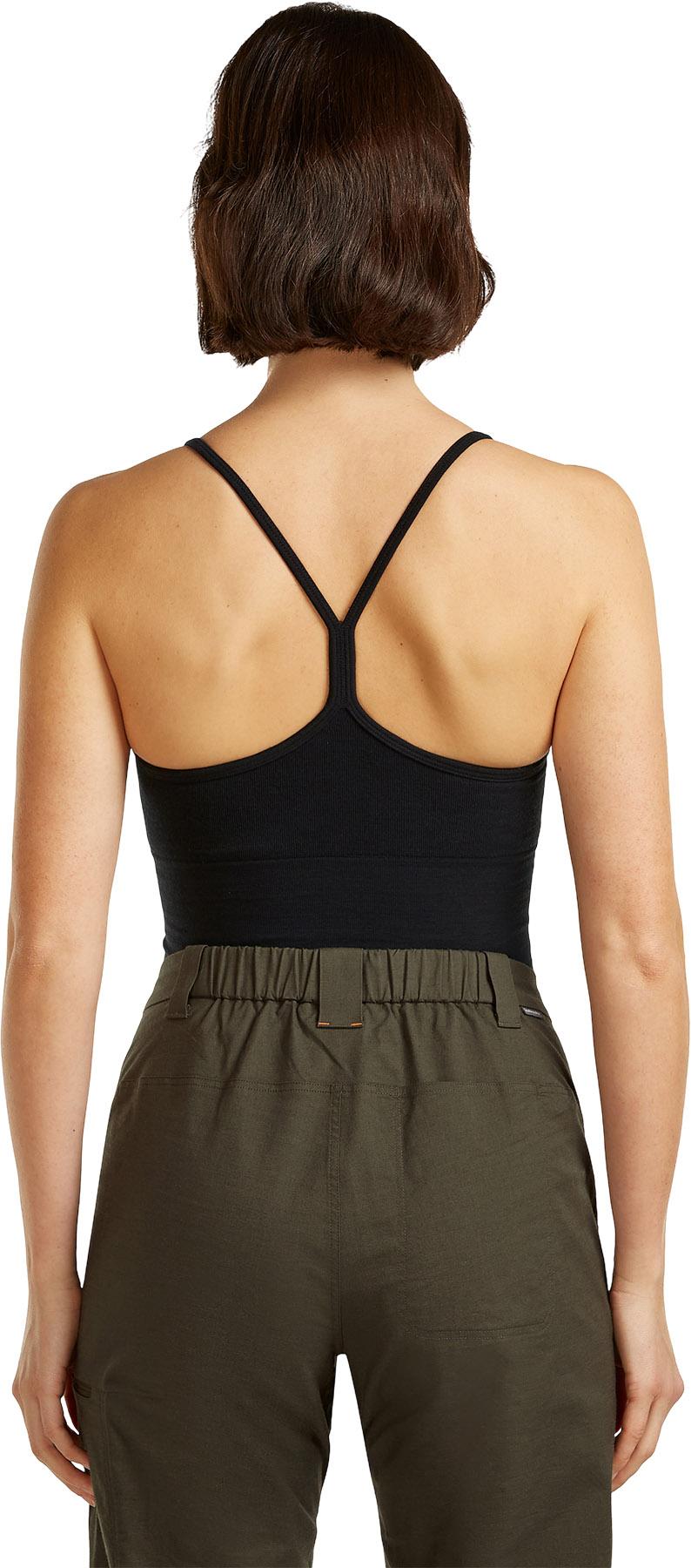 Product gallery image number 4 for product 260 Seamless Merino Blend Rib Strappy Tank Top - Women's