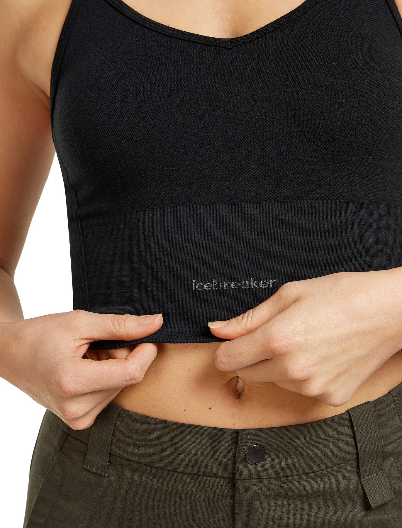 Product gallery image number 6 for product 260 Seamless Merino Blend Rib Strappy Tank Top - Women's