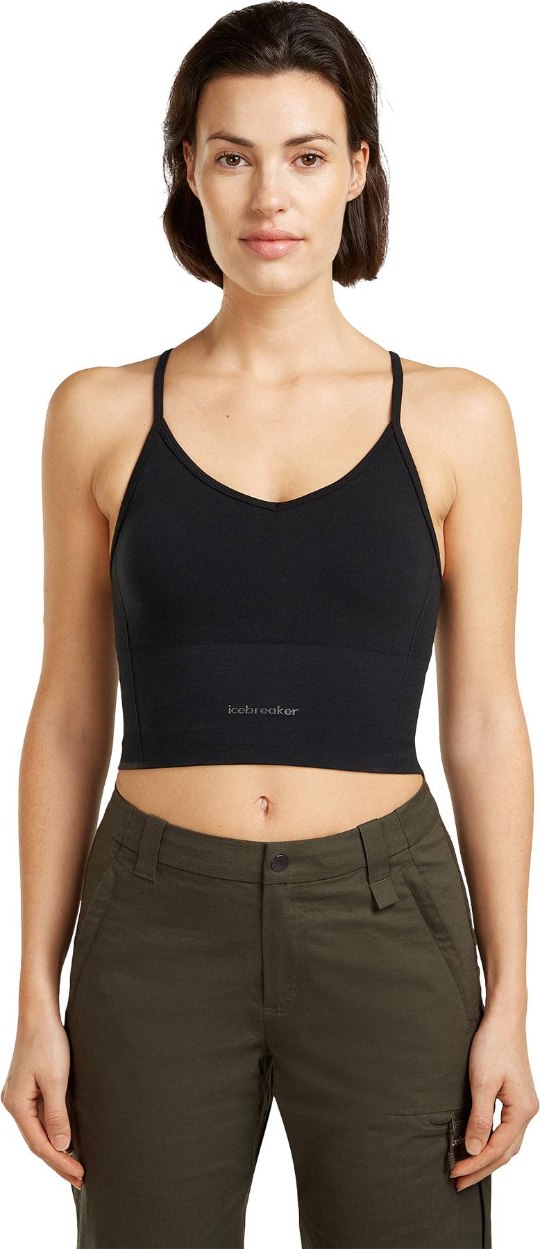 Product gallery image number 3 for product 260 Seamless Merino Blend Rib Strappy Tank Top - Women's