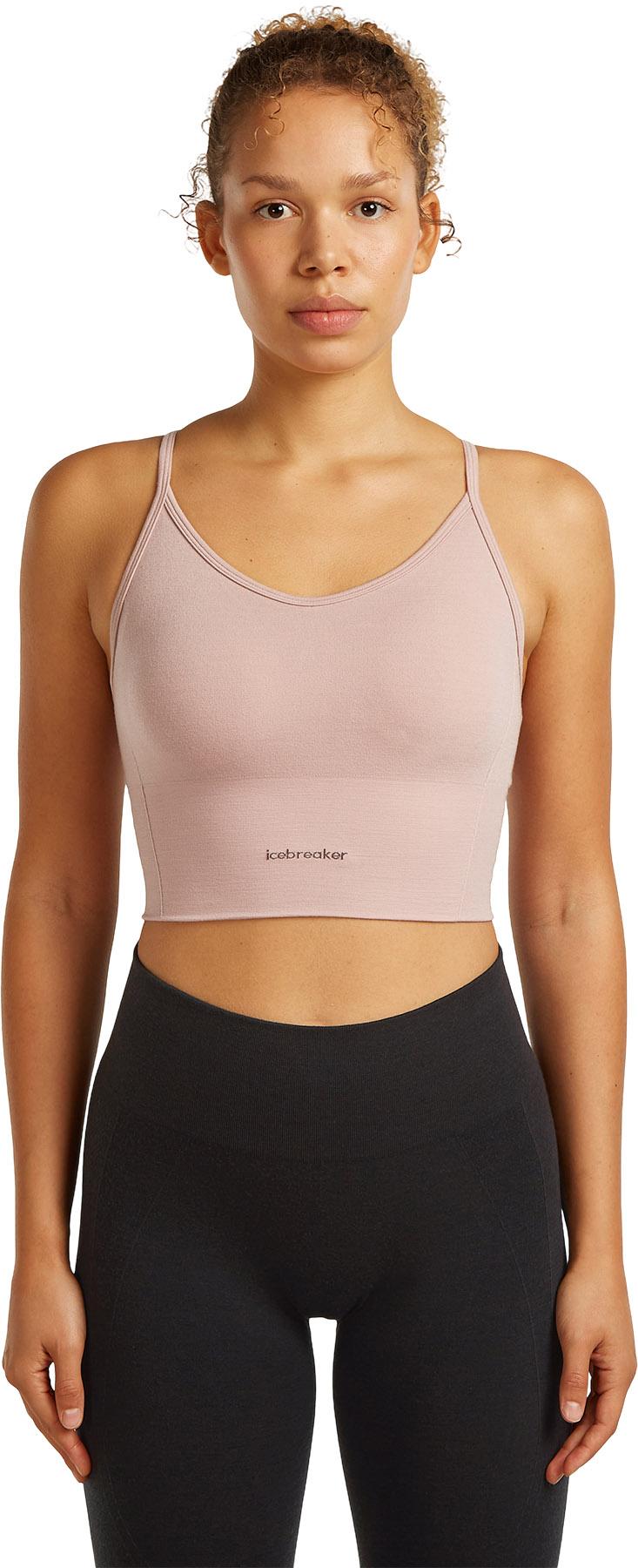 Product gallery image number 5 for product Camisole côtelée à bretelles sans coutures en mélange de mérinos 260 - Femme