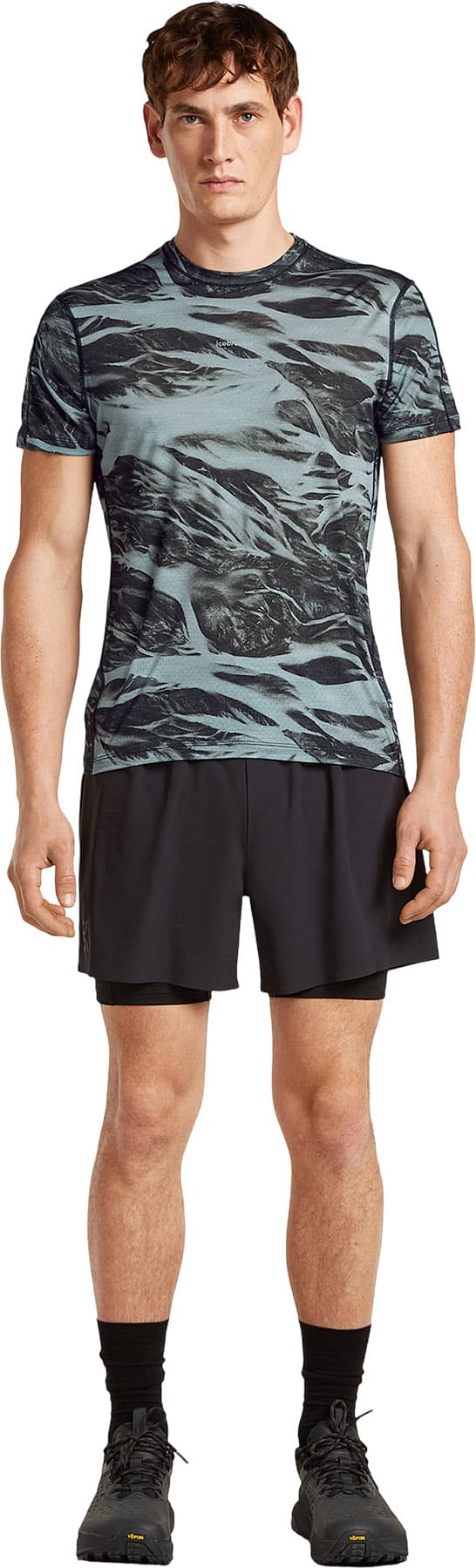 Product gallery image number 8 for product 125 Cool-Lite Speed Motion AOP Merino Blend Short Sleeve T-Shirt - Men's