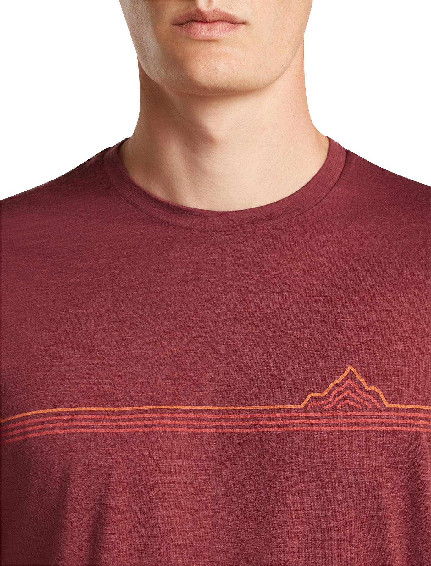 Product gallery image number 3 for product Merino 150 Tech Lite Range Stripes Short Sleeve T-Shirt - Men's