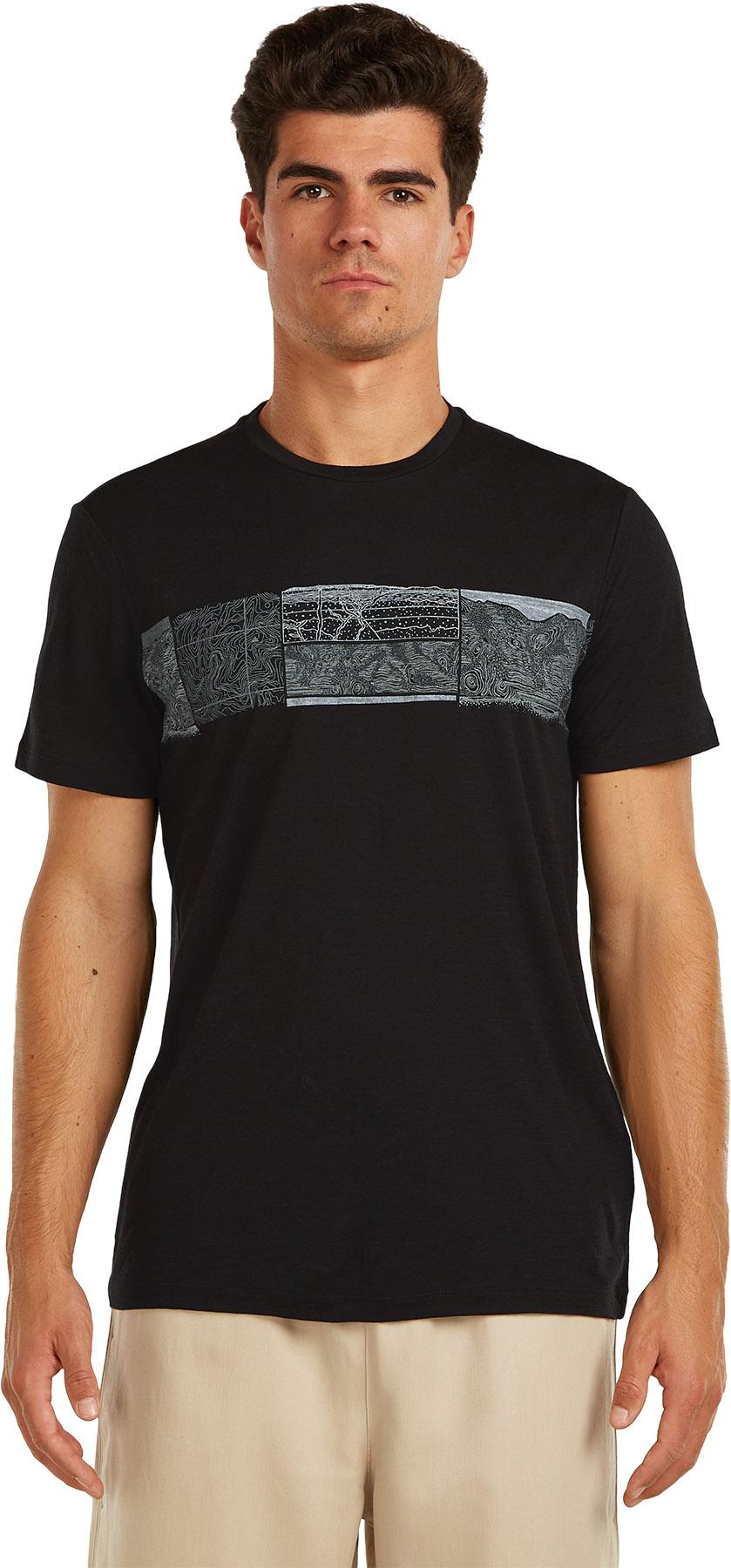 Product gallery image number 3 for product Men's Merino 150 Tech Lite Short Sleeve Tee Elevation Line