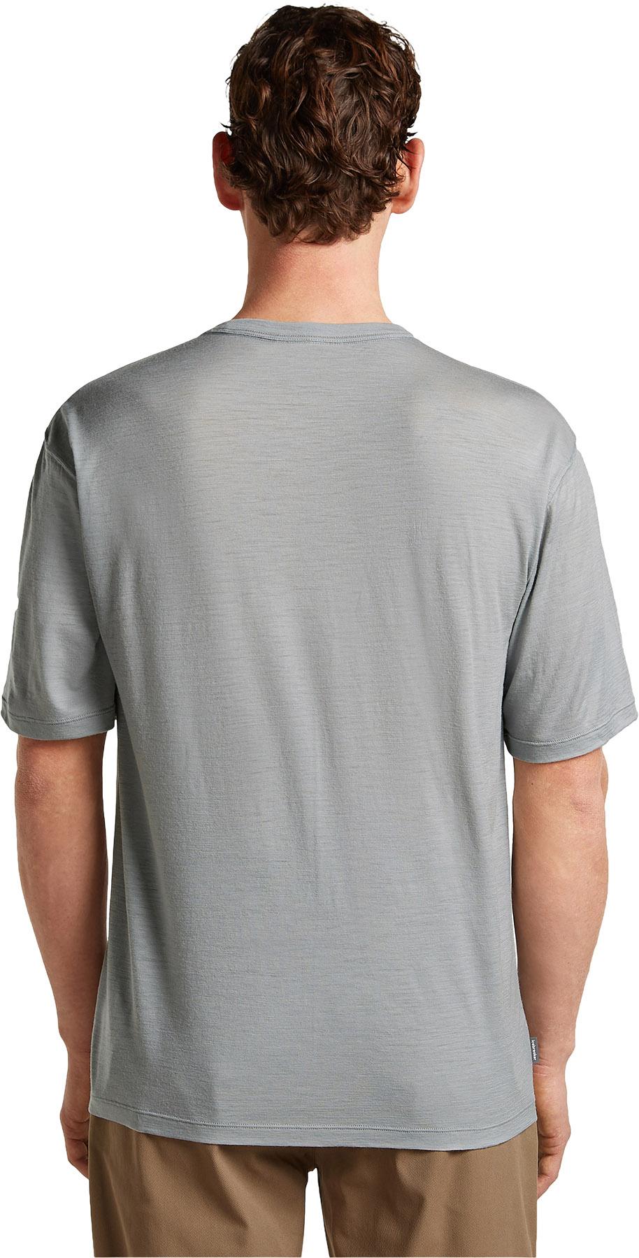 Product gallery image number 4 for product Men's Merino 150 Tech Lite Short Sleeve Relaxed Tee Mountain Shift
