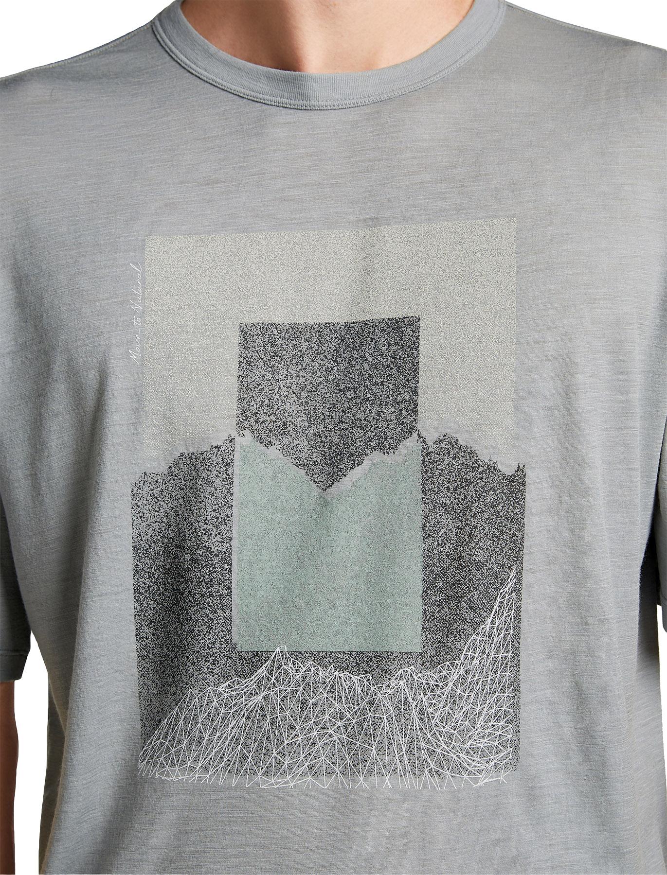 Product gallery image number 2 for product Men's Merino 150 Tech Lite Short Sleeve Relaxed Tee Mountain Shift