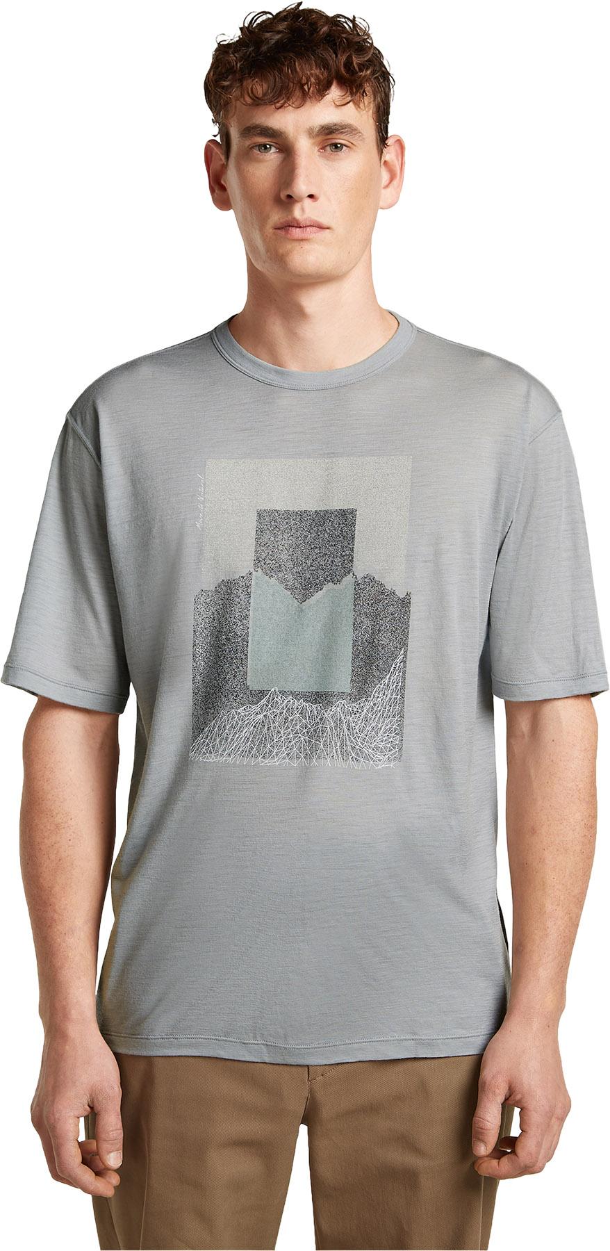 Product gallery image number 3 for product Men's Merino 150 Tech Lite Short Sleeve Relaxed Tee Mountain Shift