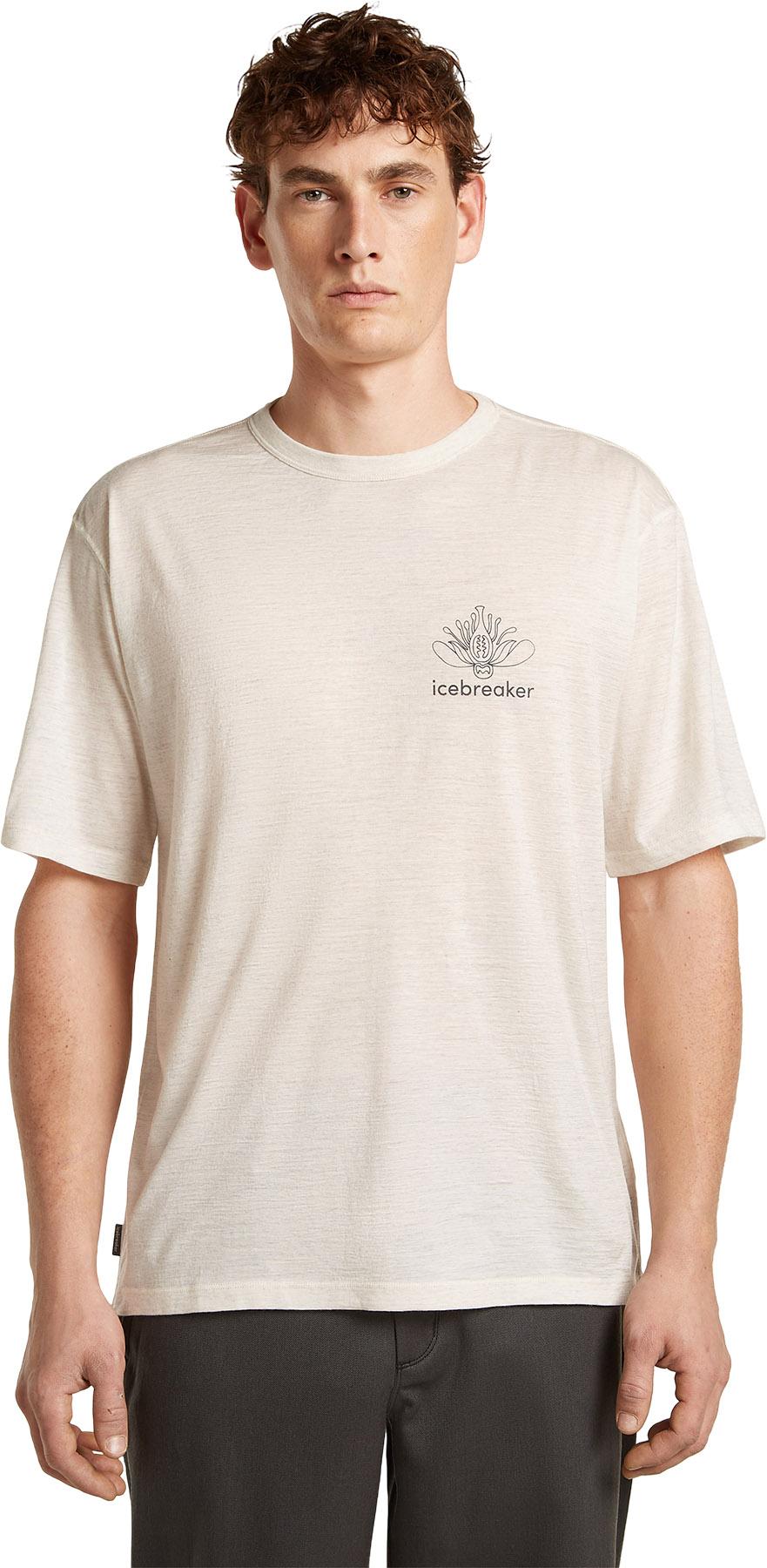 Product gallery image number 5 for product Men's Merino 150 Tech Lite Short Sleeve Relaxed Tee Fern Study