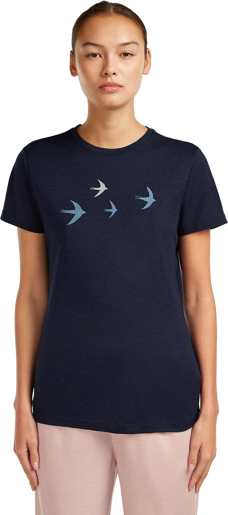 Product gallery image number 4 for product Merino 150 Tech Lite Short Sleeve Tee Bird Transit - Women's