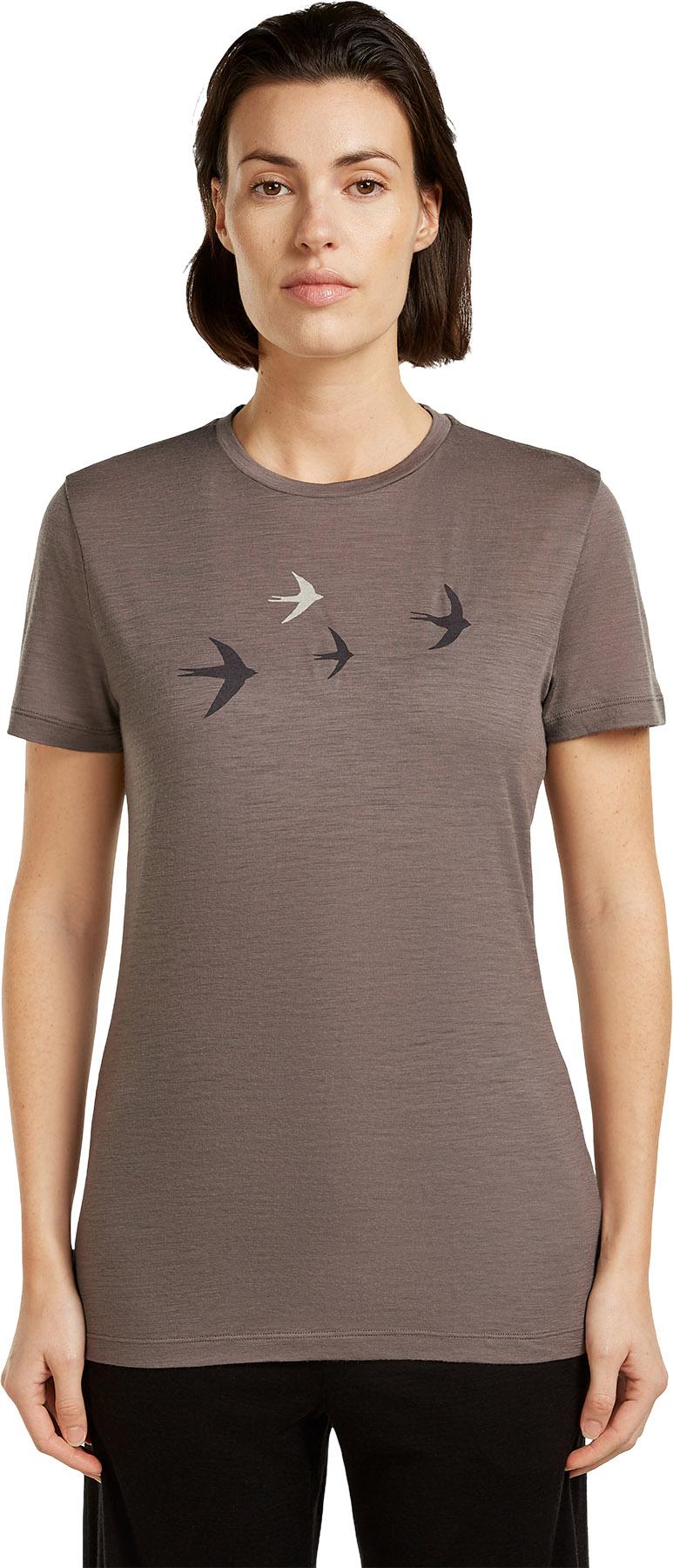 Product gallery image number 3 for product T-shirt à manches courtes en mérinos 150 Tech Lite Bird Transit - Femme