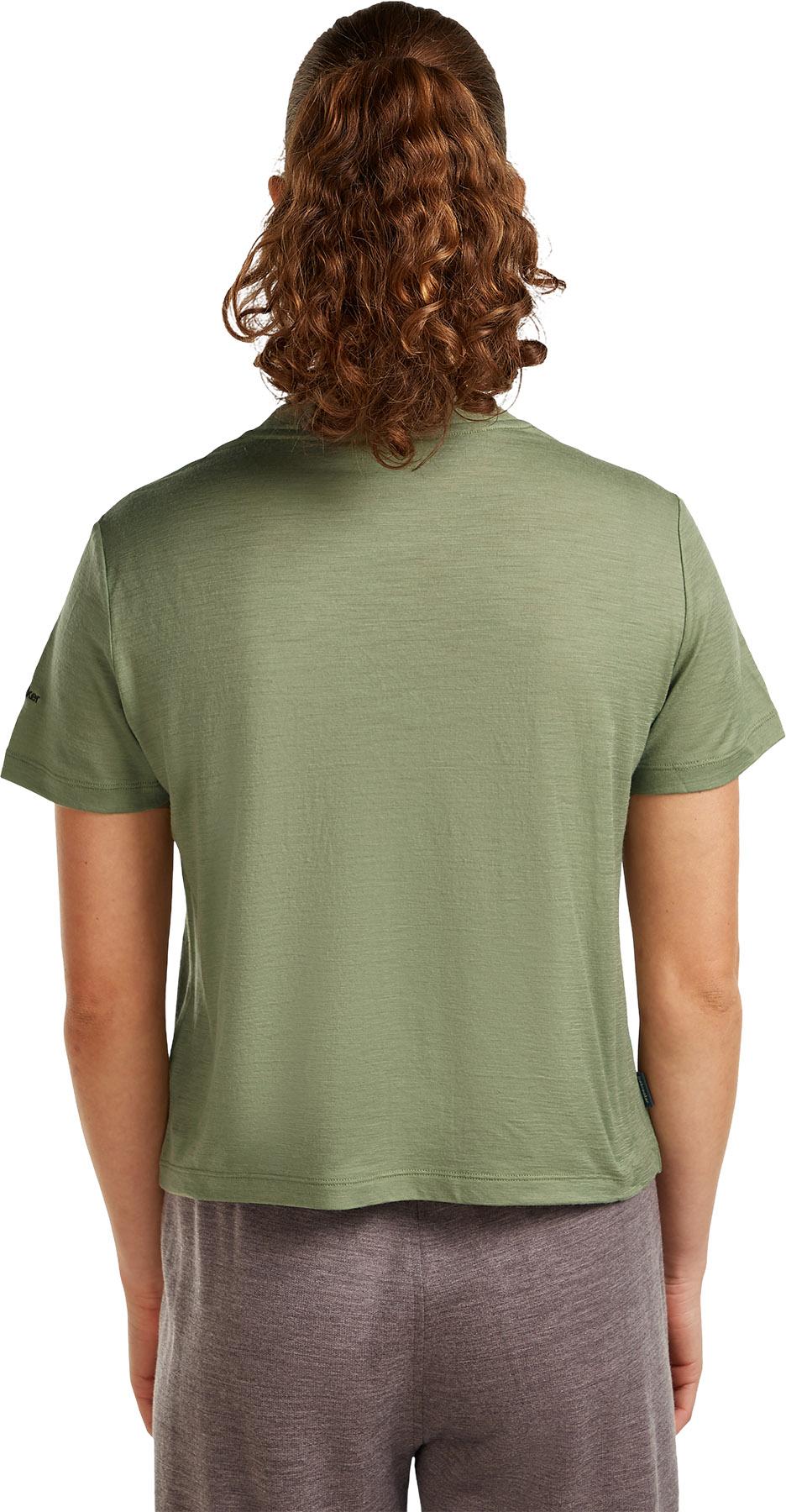 Product gallery image number 2 for product Merino 150 Tech Lite Seed Story Short Sleeve Crop T-Shirt - Women's