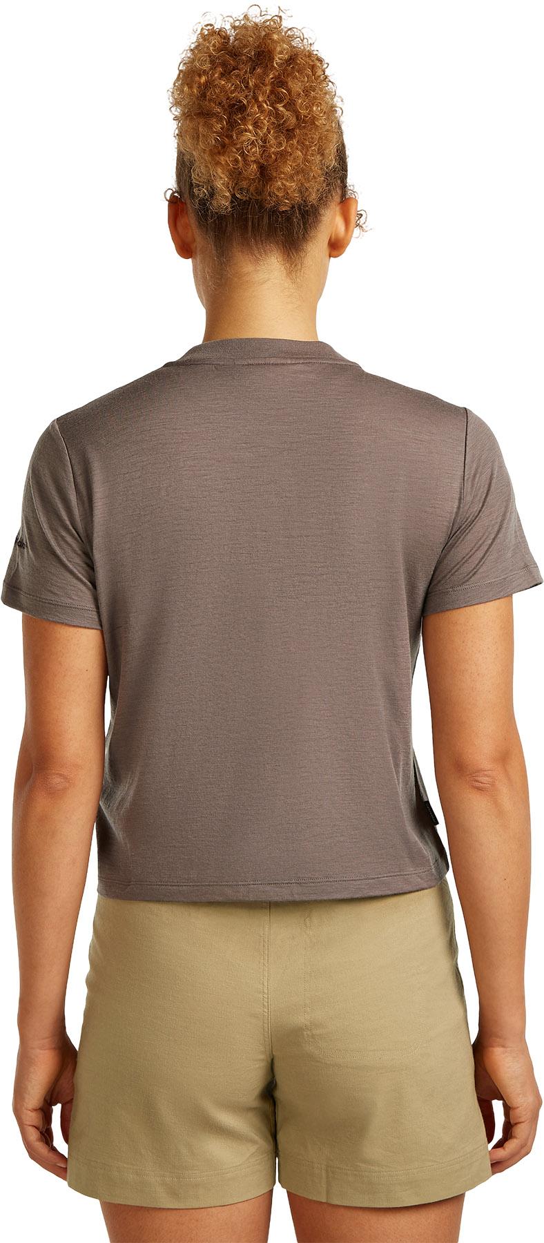 Product gallery image number 2 for product Merino 150 Tech Lite Seed Story Short Sleeve Crop T-Shirt - Women's