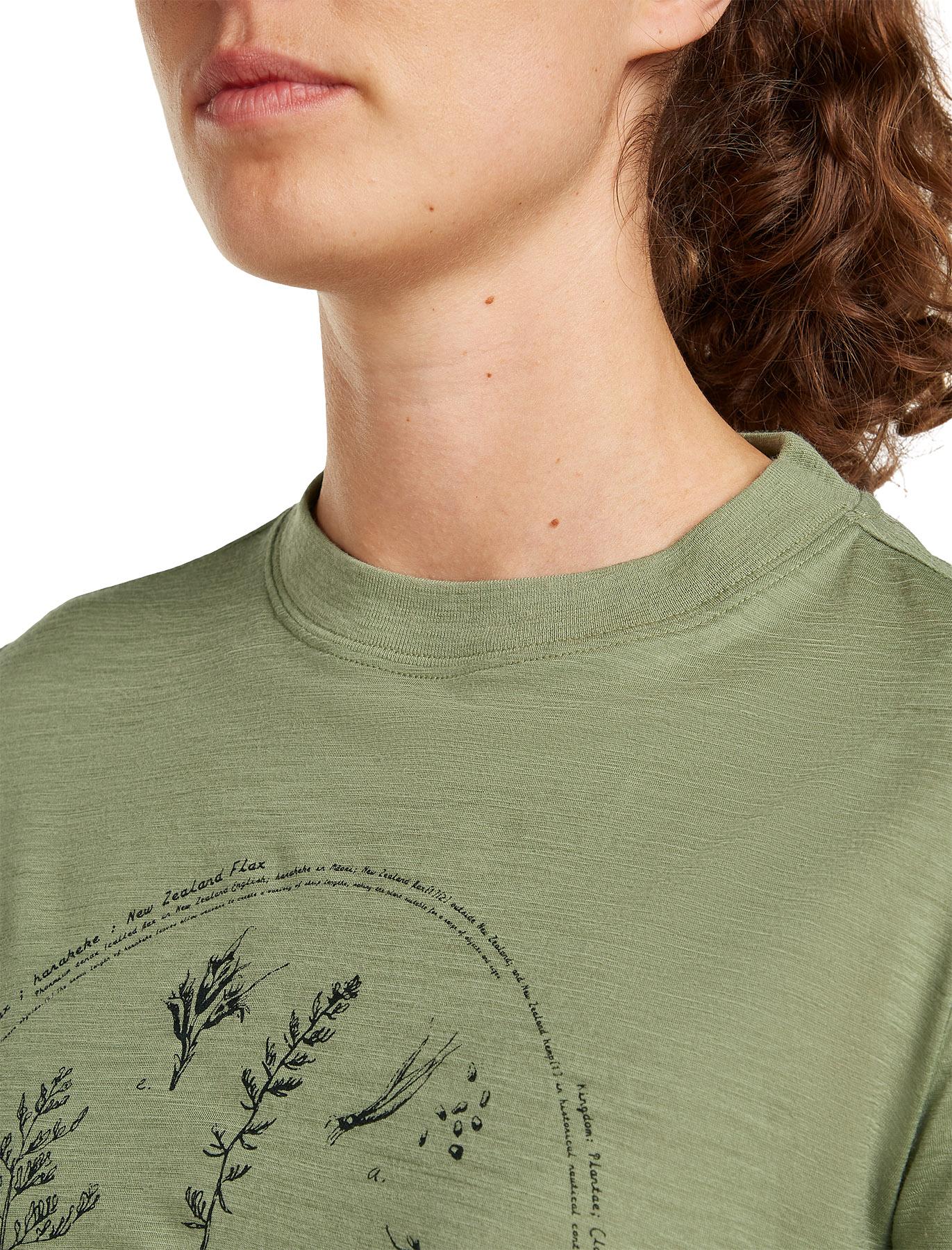 Product gallery image number 4 for product Merino 150 Tech Lite Seed Story Short Sleeve Crop T-Shirt - Women's
