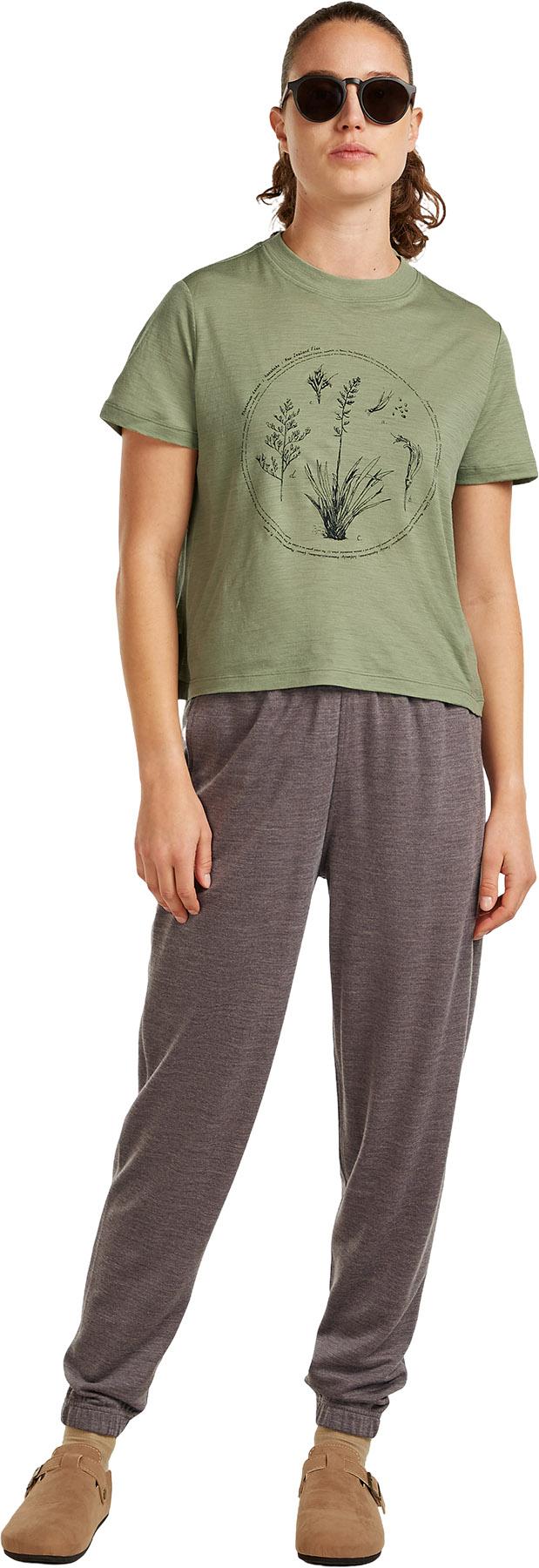 Product gallery image number 6 for product Merino 150 Tech Lite Seed Story Short Sleeve Crop T-Shirt - Women's