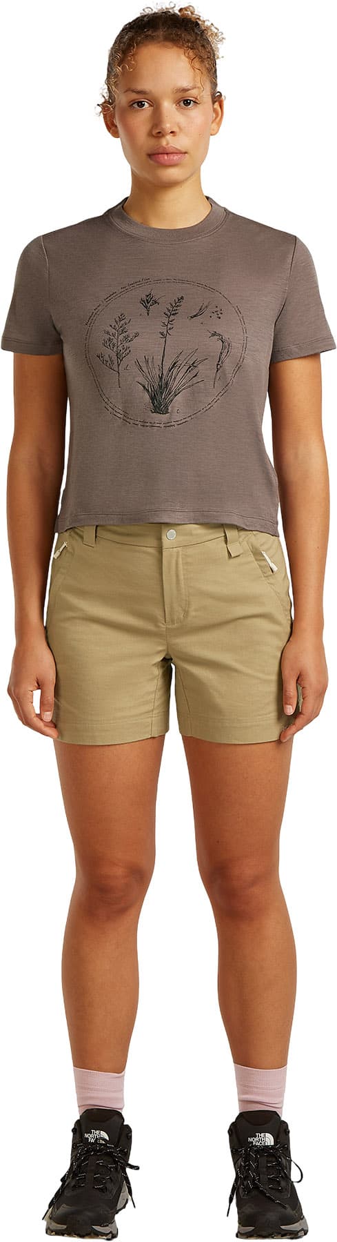 Product gallery image number 8 for product T-shirt écourté à manches courtes en mérinos 150 Tech Lite Seed Story - Femme
