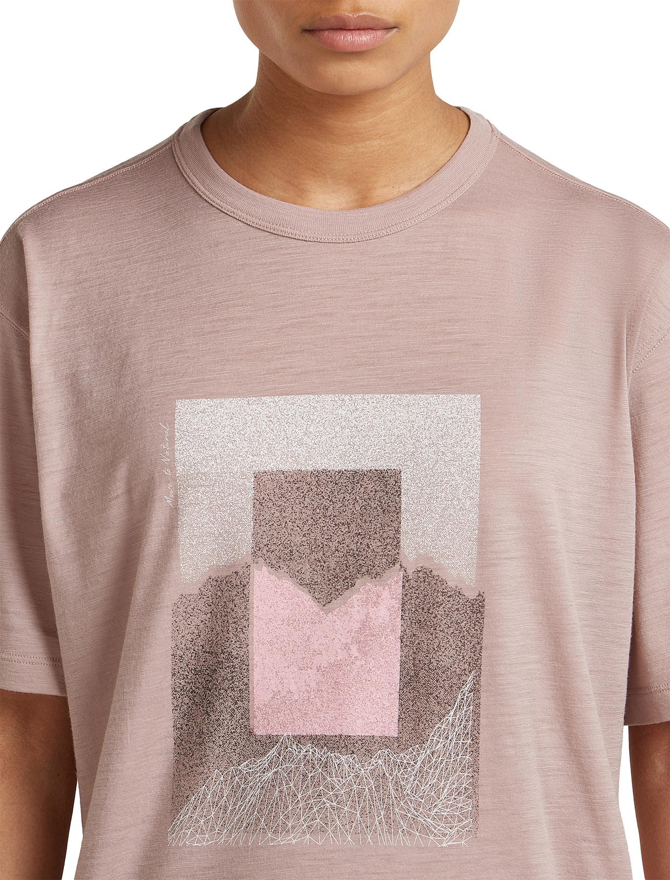 Product gallery image number 3 for product Chandail Merino 150 Tech Lite Short Sleeve Relaxed Mountain Shift - Femme