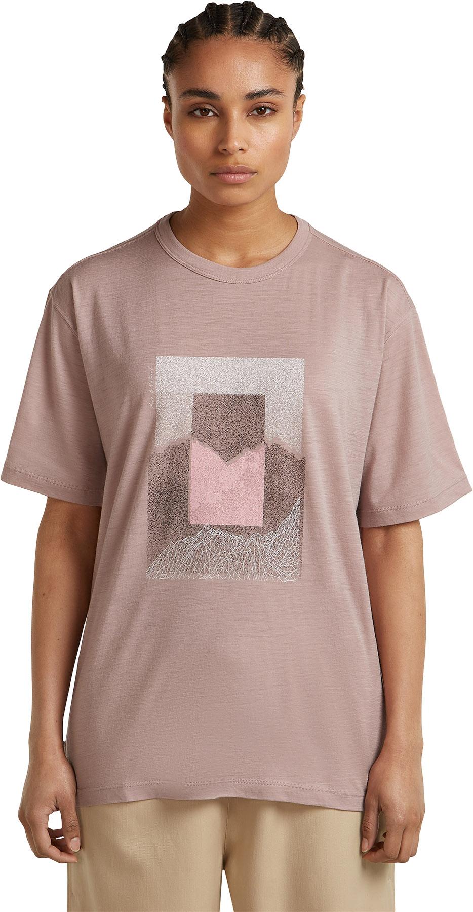 Product gallery image number 4 for product Chandail Merino 150 Tech Lite Short Sleeve Relaxed Mountain Shift - Femme