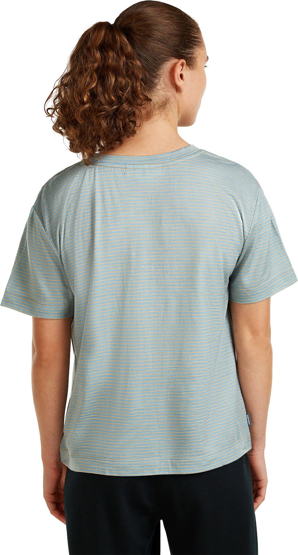 Product gallery image number 2 for product Merino 150 Tech Lite Relaxed Short Sleeve V Neck T-Shirt - Women's