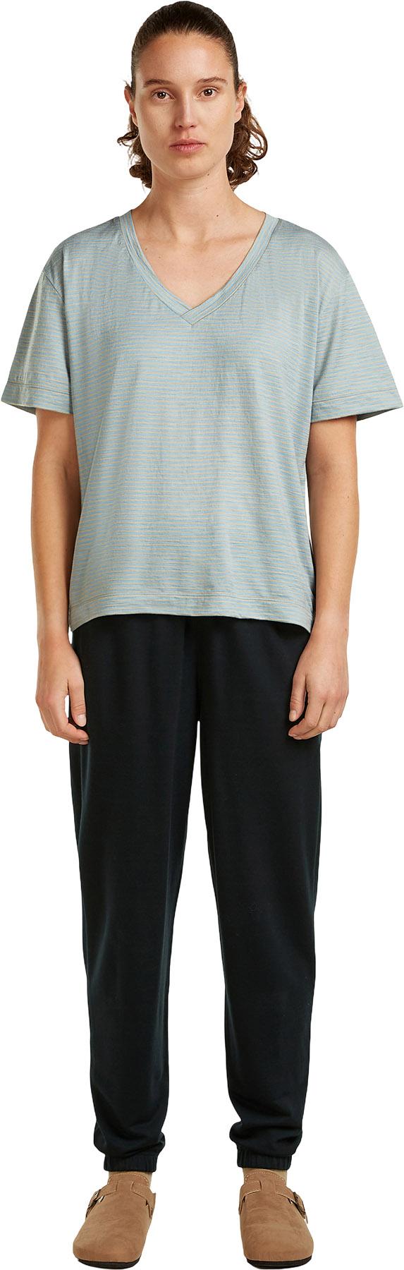 Product gallery image number 3 for product Merino 150 Tech Lite Relaxed Short Sleeve V Neck T-Shirt - Women's