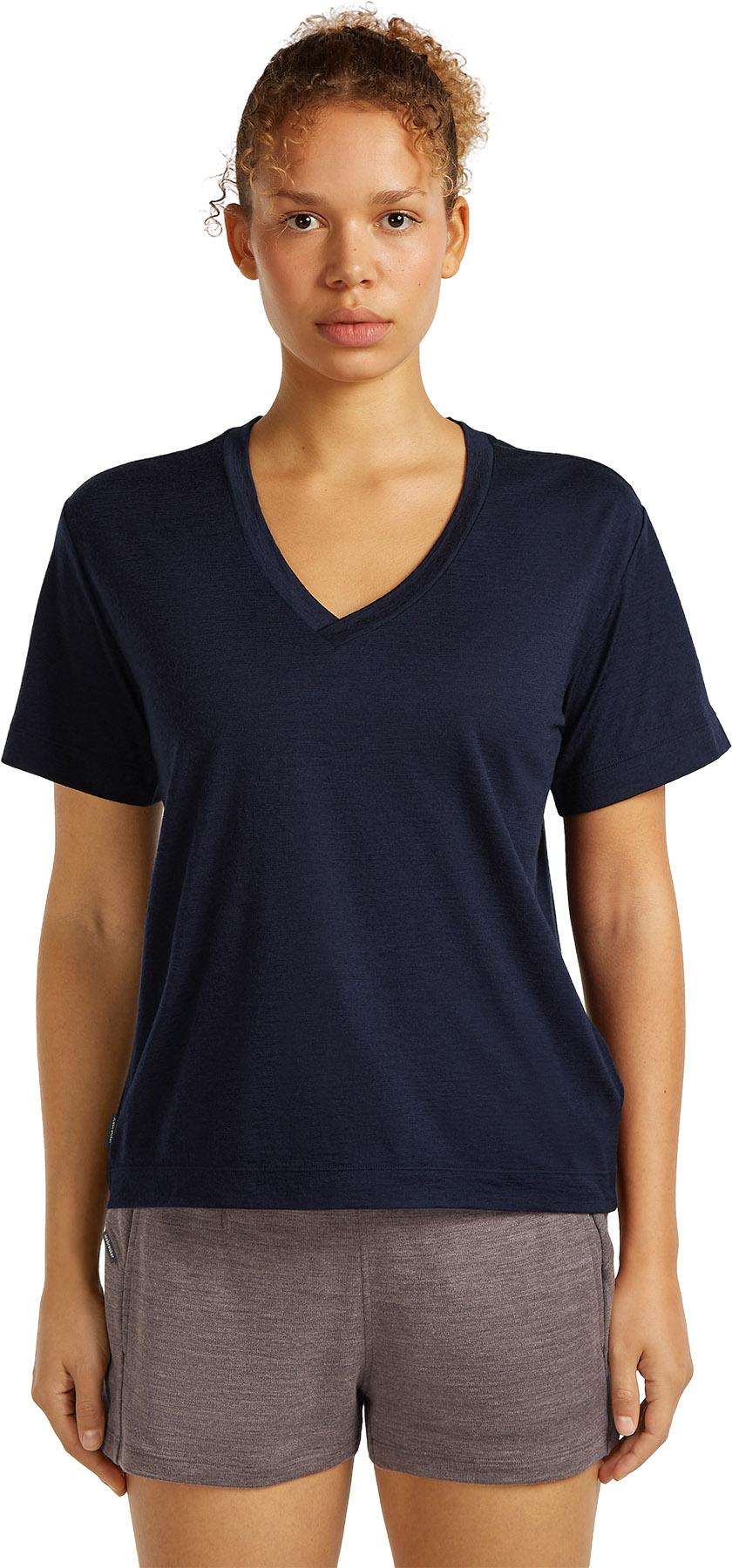 Product gallery image number 6 for product Merino 150 Tech Lite Relaxed Short Sleeve V Neck T-Shirt - Women's