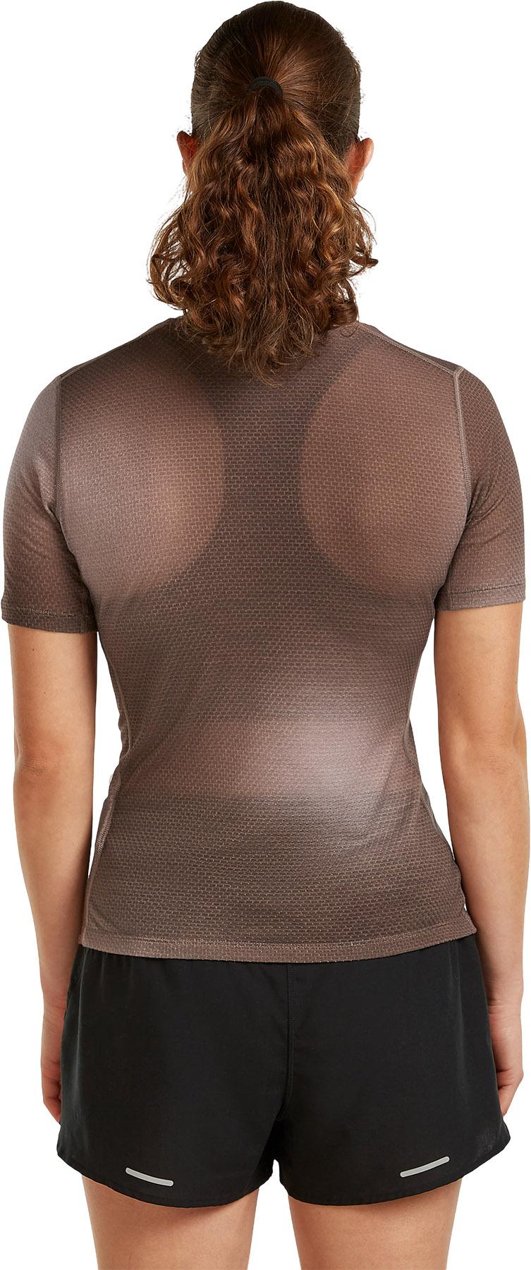 Product gallery image number 2 for product Women's Merino Blend 75 Cool-Lite™ Featherlight™ Short Sleeve Crewe AOP