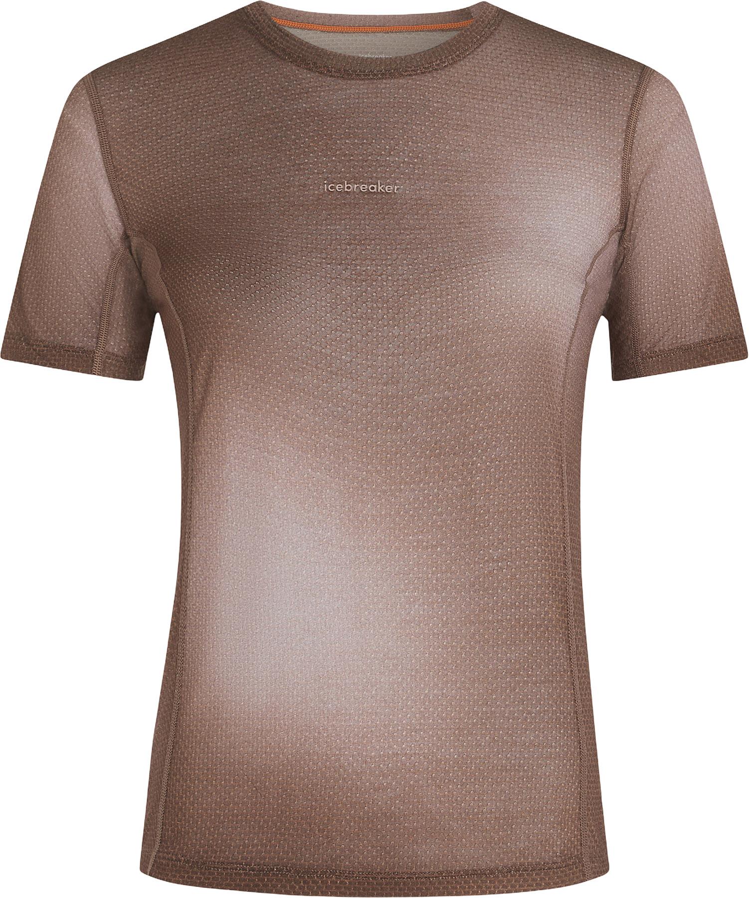 Product image for Women's Merino Blend 75 Cool-Lite™ Featherlight™ Short Sleeve Crewe AOP