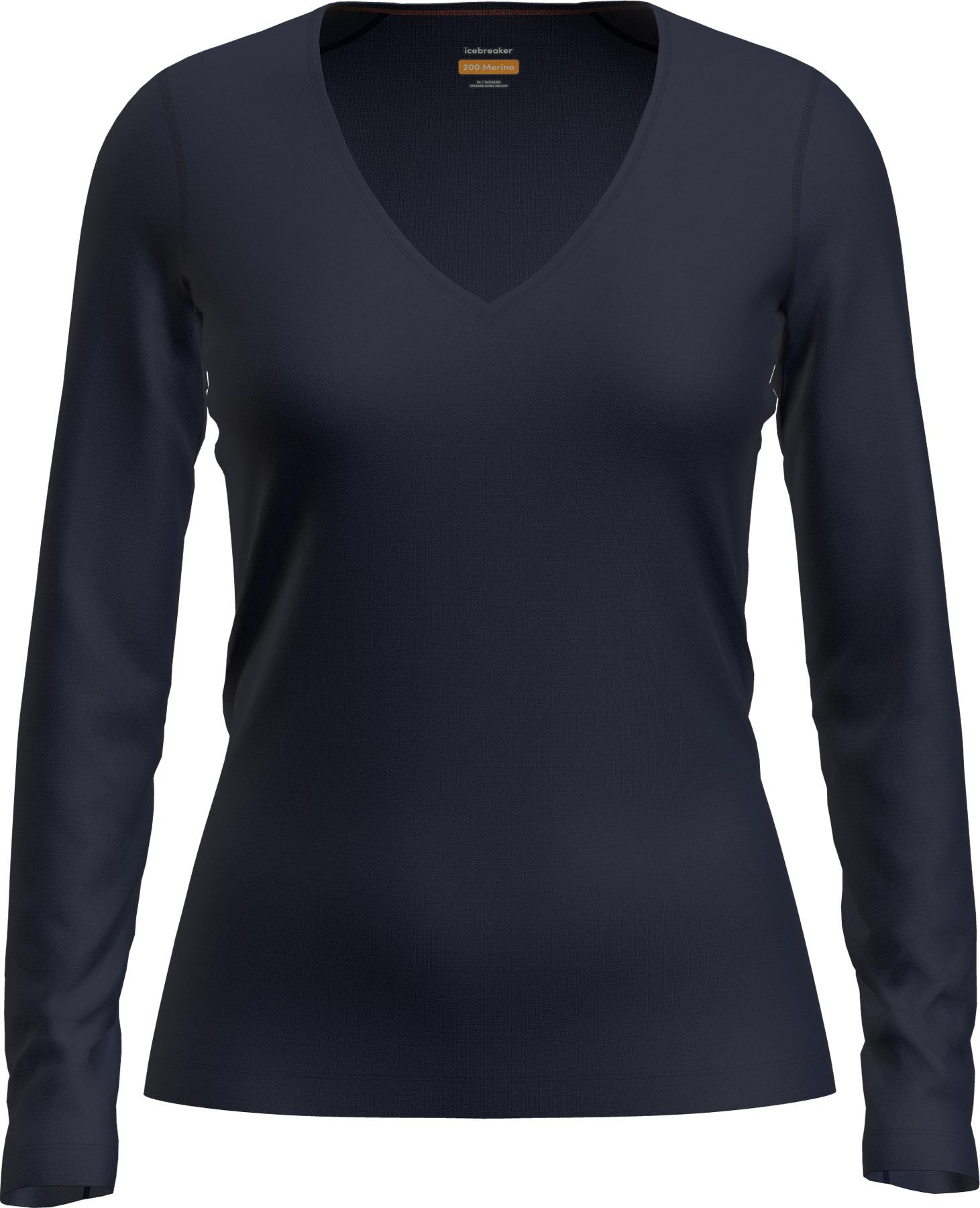Product image for Merino 200 Oasis Long Sleeve V Neck Thermal Top - Women's