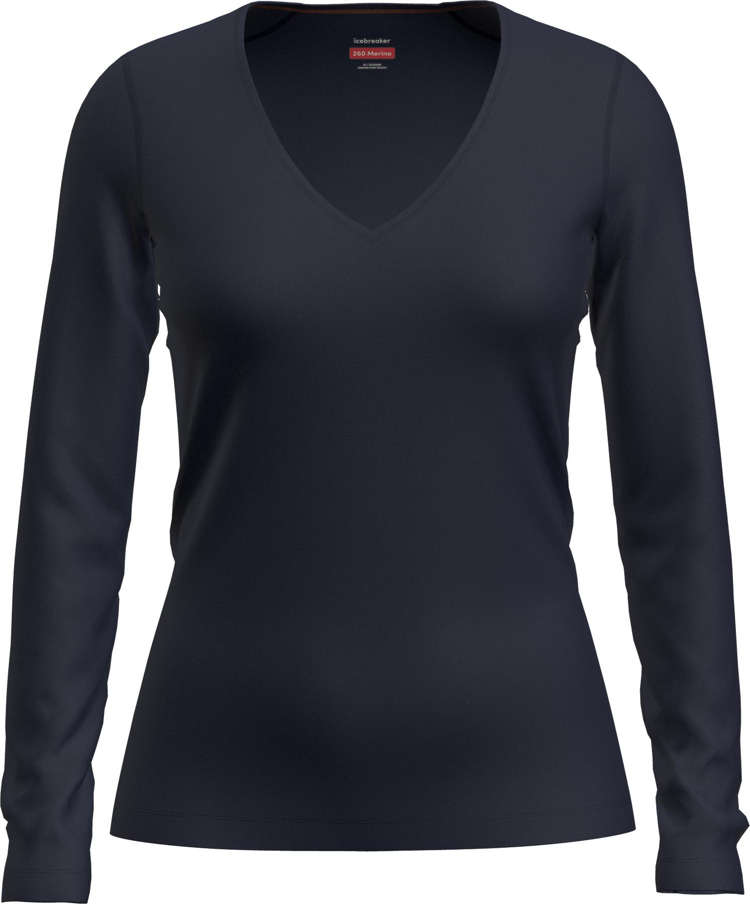 Image de produit pour Chandail à encolure en V 260 Oasis en mérinos - Femme