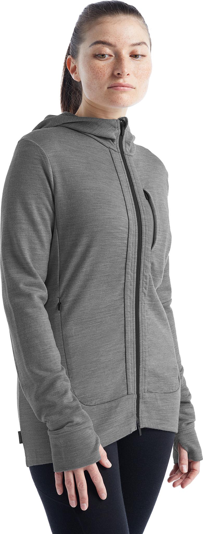 Product gallery image number 8 for product Quantum III Merino Long Sleeve Zip Hoodie - Women's