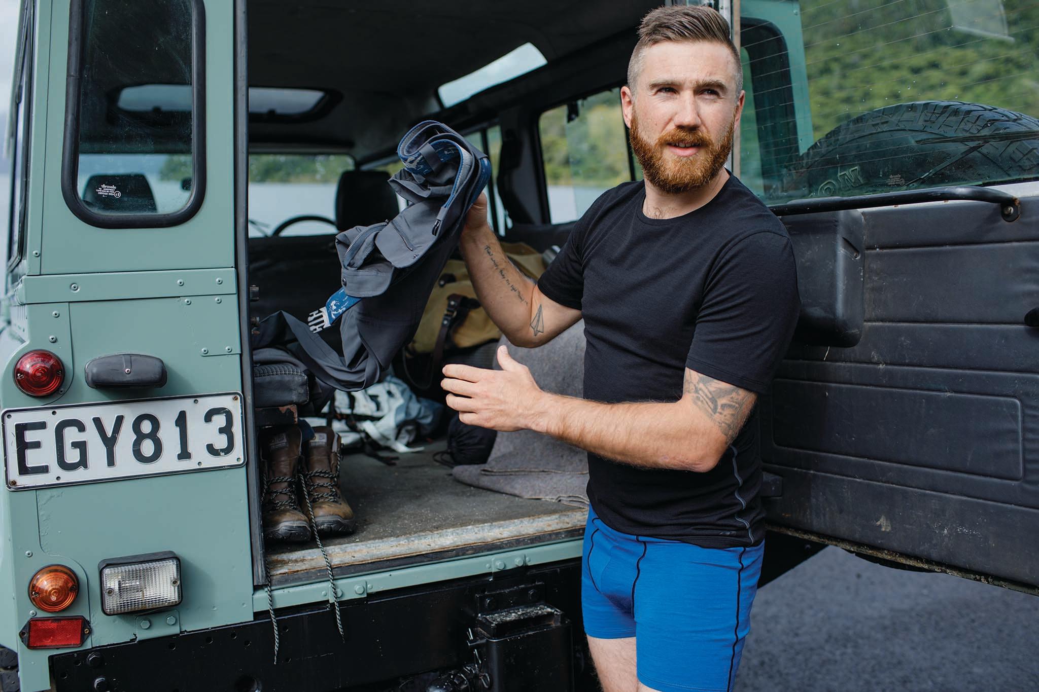 Product gallery image number 6 for product Merino Anatomica Short Sleeve Crewe Tee - Men's