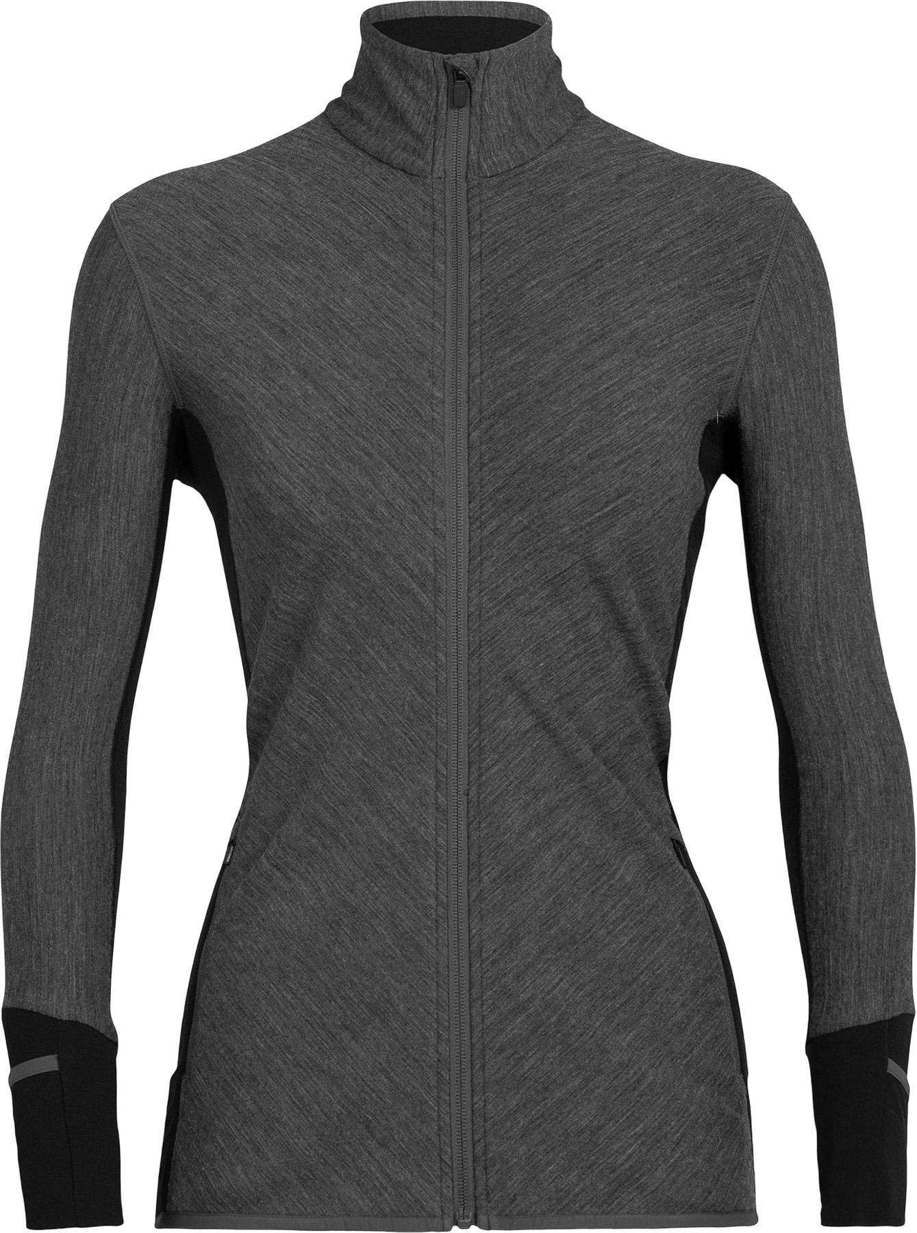 Image de produit pour Manteau à manches longues et glissière en mérinos Descender RealFleece - Femme