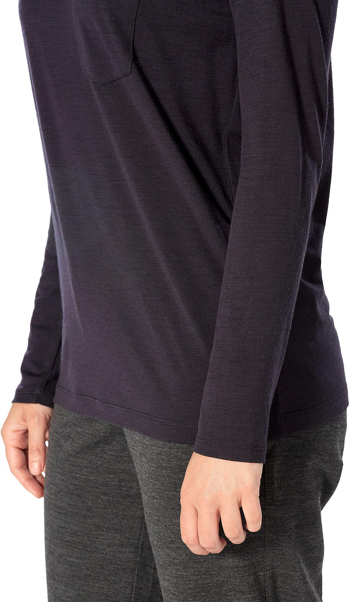 Product gallery image number 2 for product Tech Lite Long Sleeve Pocket Crewe - TABI Collection - Women's