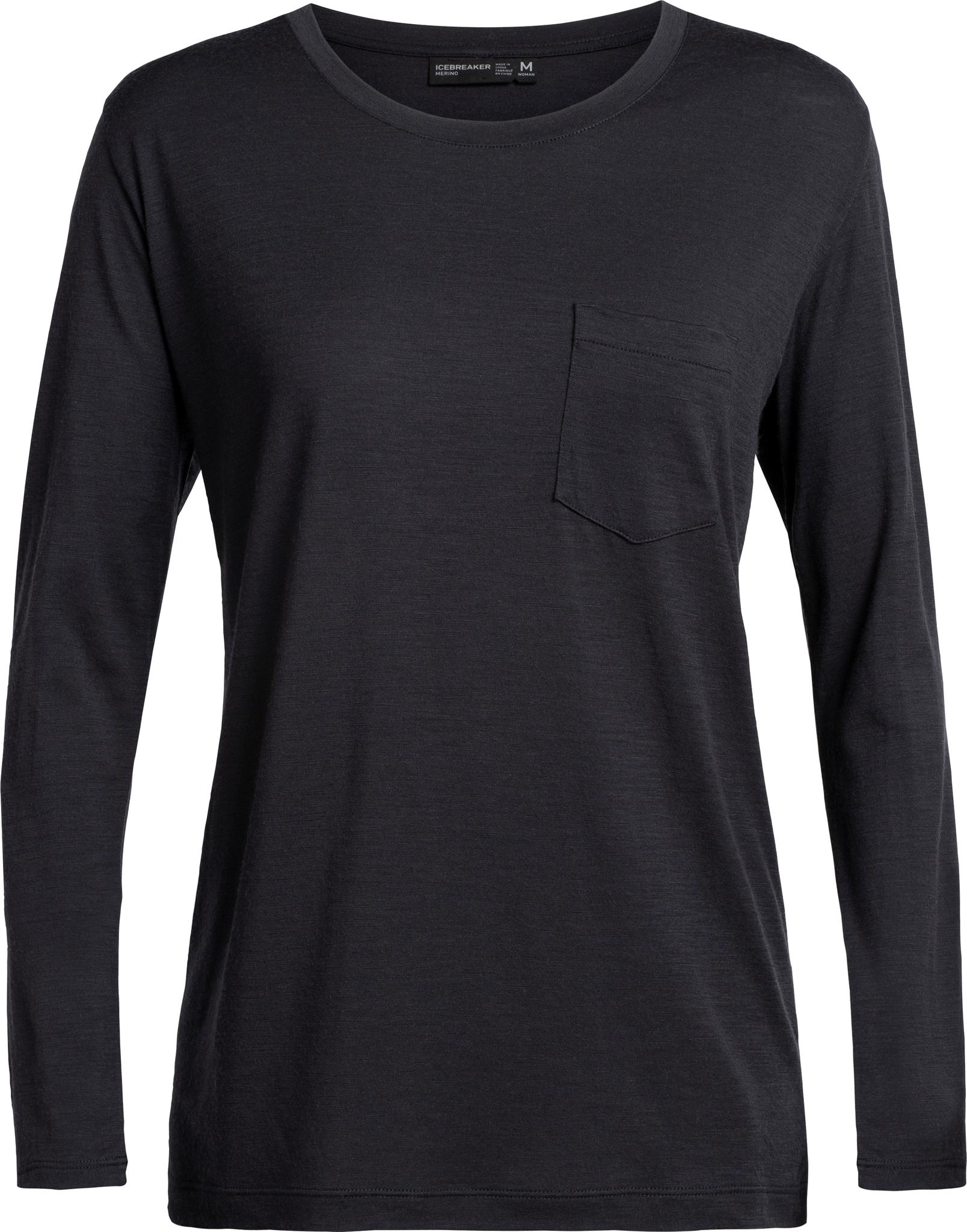Product gallery image number 1 for product Tech Lite Long Sleeve Pocket Crewe - TABI Collection - Women's