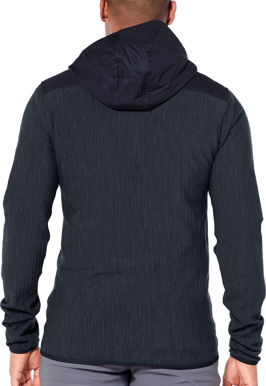 Product gallery image number 6 for product Descender Hybrid Long Sleeve Half Zip Hood - Men's