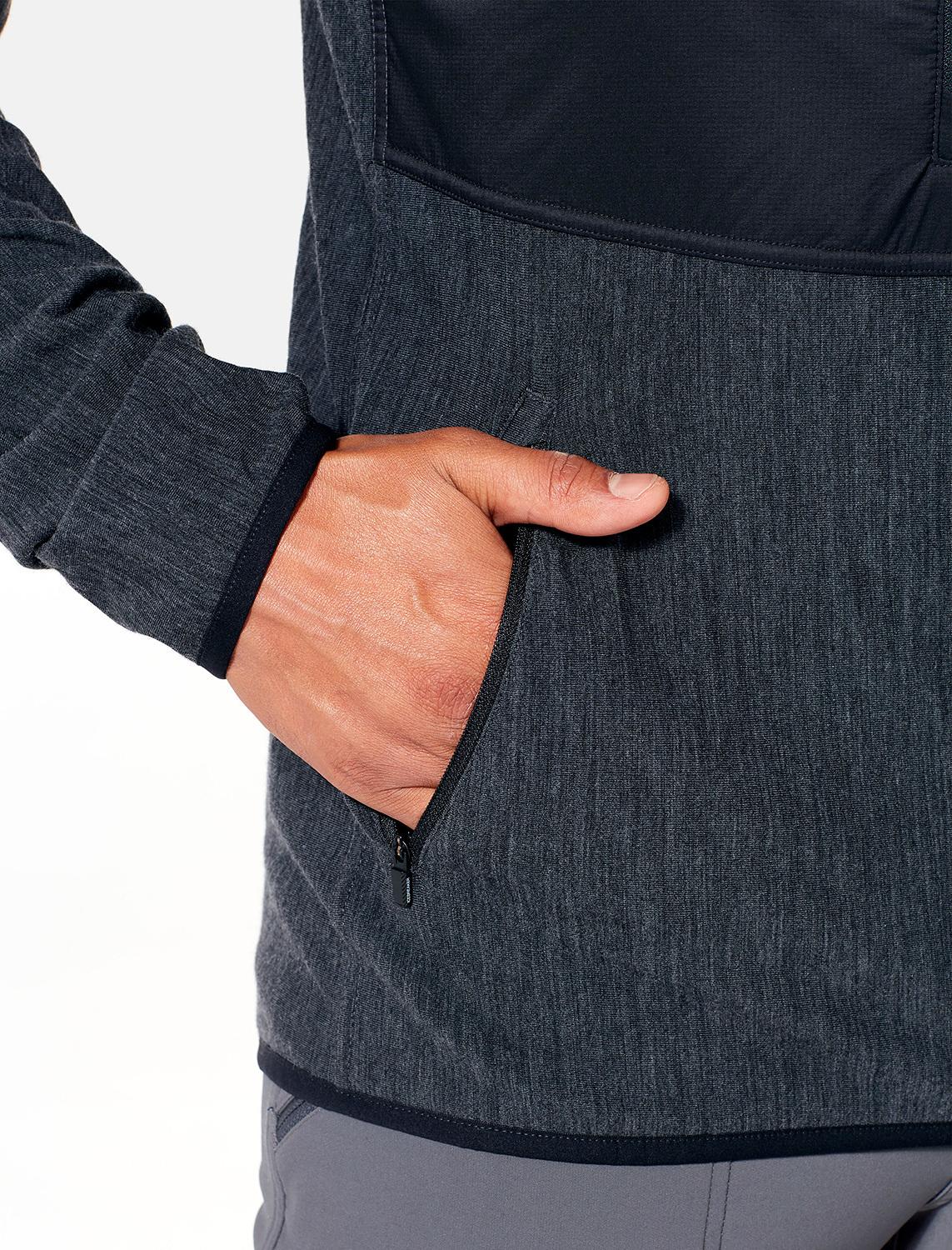 Product gallery image number 2 for product Descender Hybrid Long Sleeve Half Zip Hood - Men's