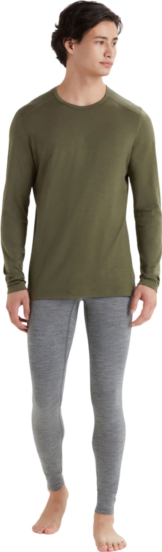 Product gallery image number 3 for product Merino 200 Oasis Long Sleeve Crewe Thermal Top - Men's