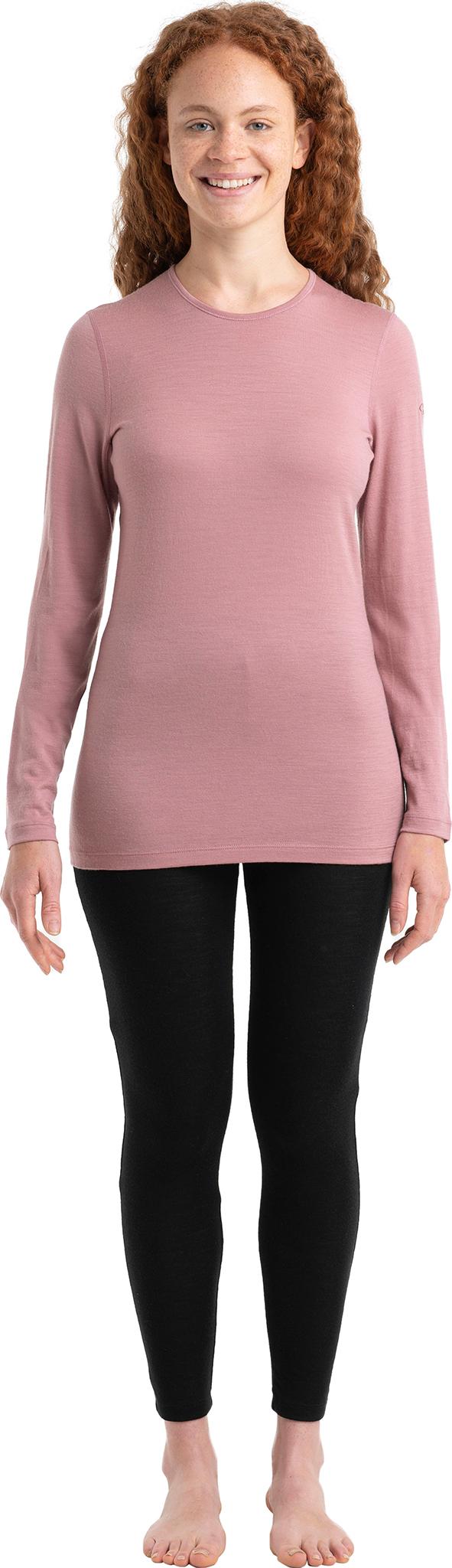 Product gallery image number 18 for product Haut thermique à manches longues et col rond en mérinos 200 Oasis - Femme