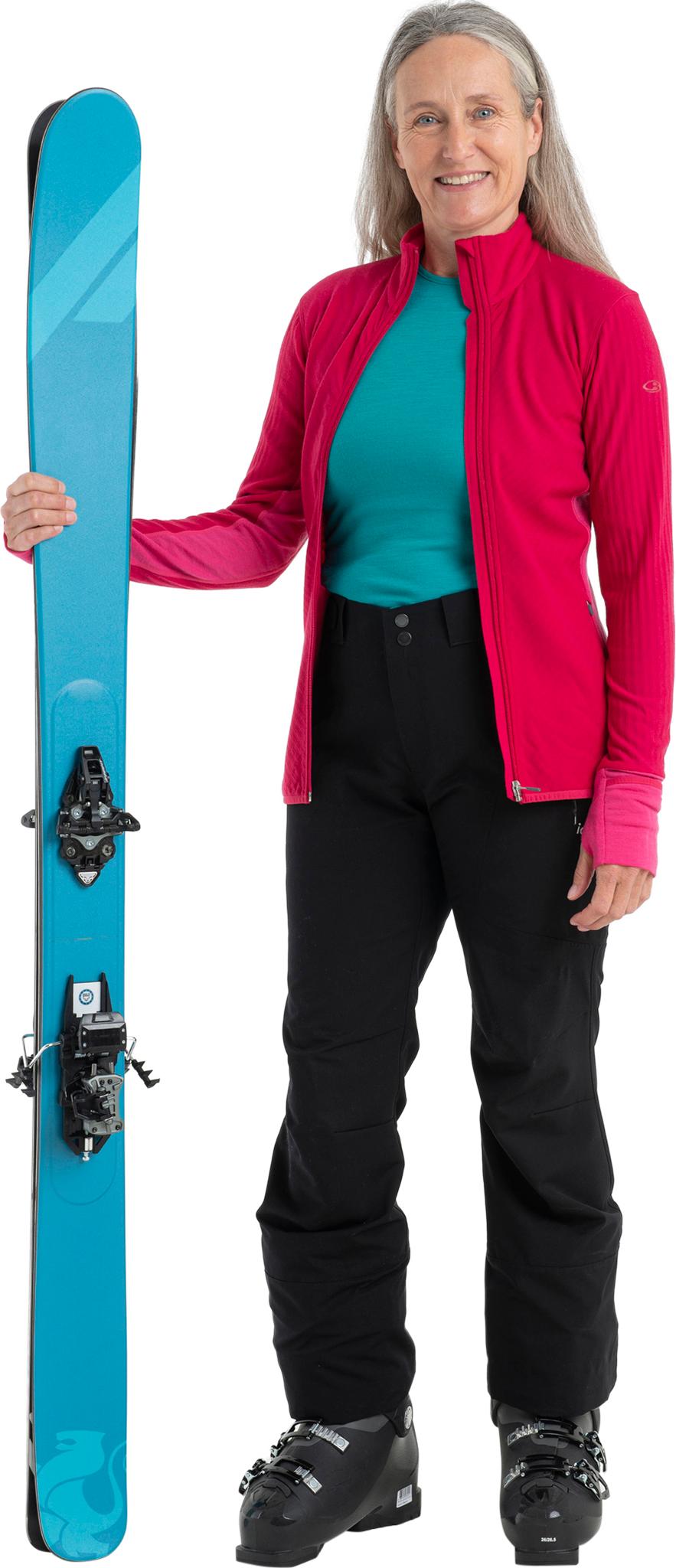 Product gallery image number 22 for product Haut thermique à manches longues et col rond en mérinos 200 Oasis - Femme