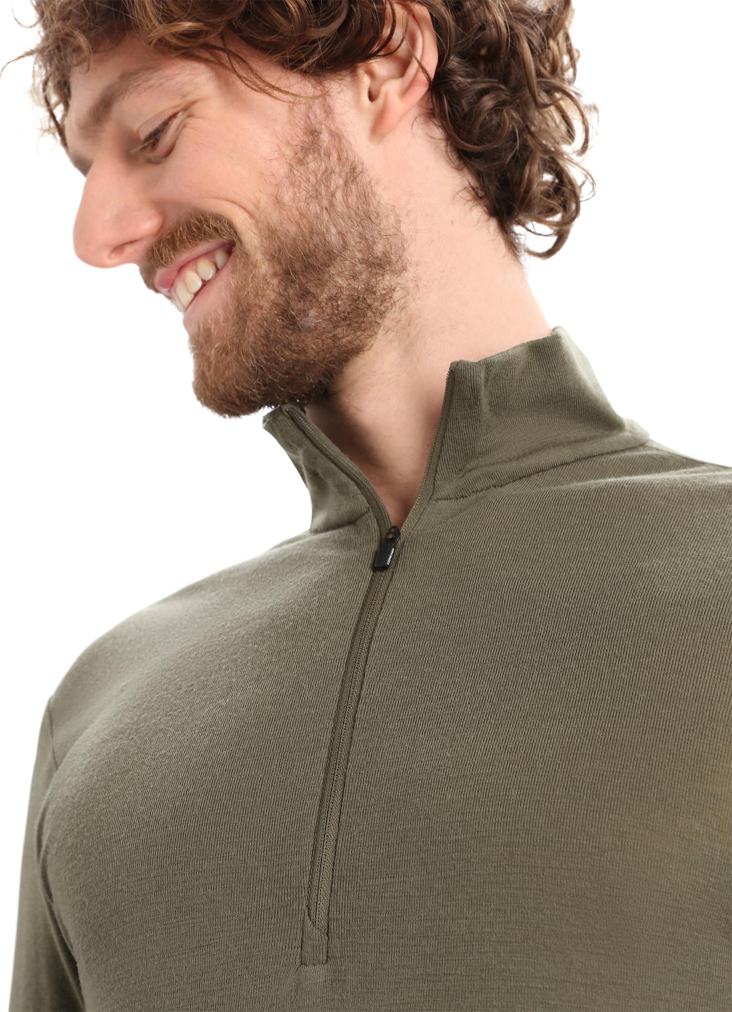 Numéro de l'image de la galerie de produits 4 pour le produit Haut thermique à manches longues et demi-glissière en mérinos 175 Everyday - Homme