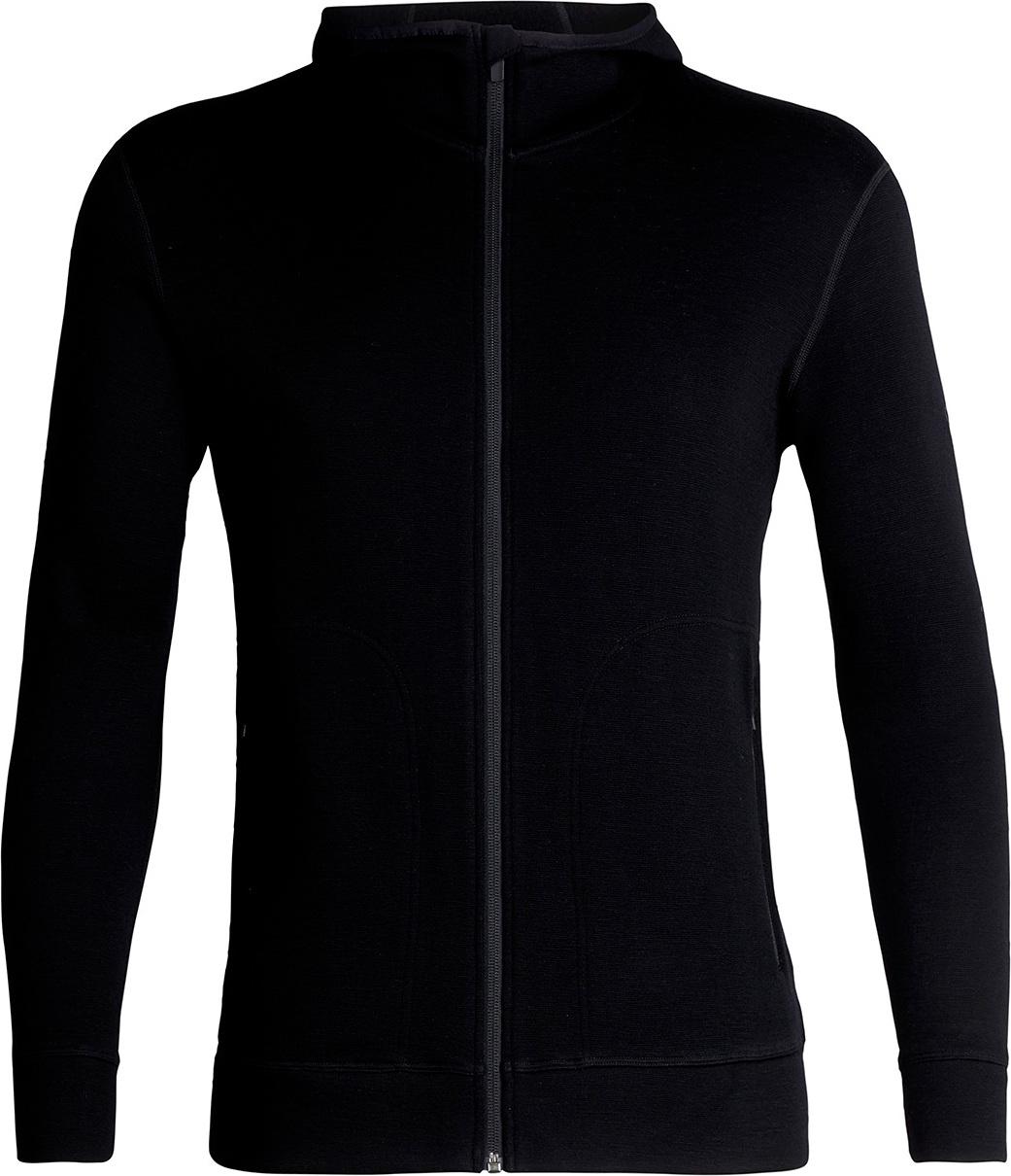 Numéro de l'image de la galerie de produits 1 pour le produit Icebreaker Men's Elemental Long Sleeve Zip Hoodie | Surf | Merino Wool/Lycra