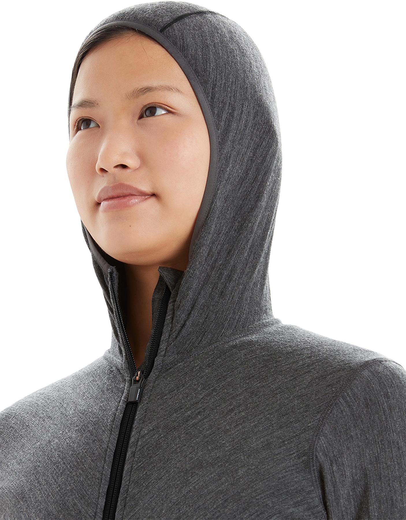 Product gallery image number 3 for product Descender Long Sleeve Zip Hood - Women's