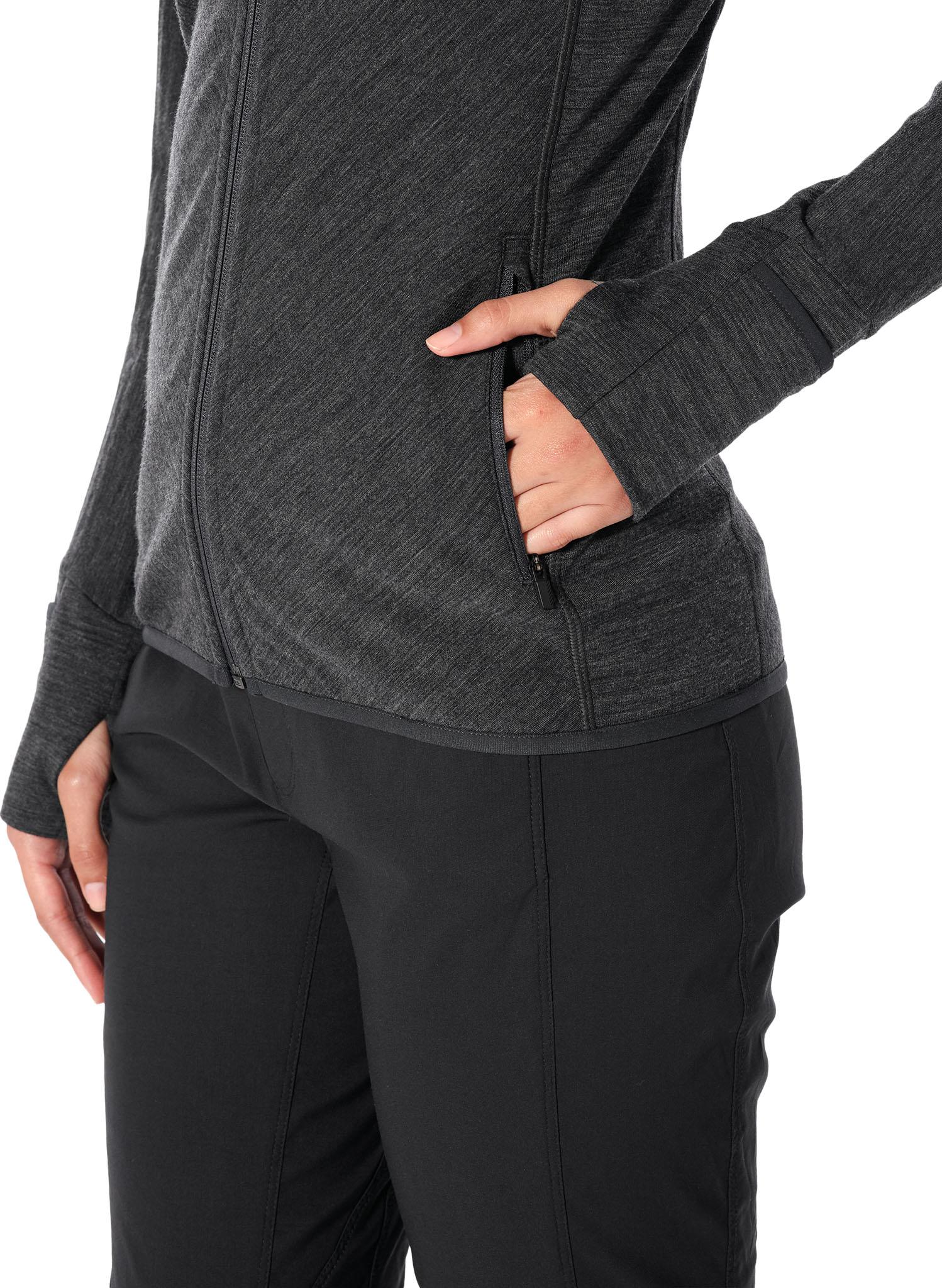 Product gallery image number 3 for product Descender Long Sleeve Zip Hood - Women's