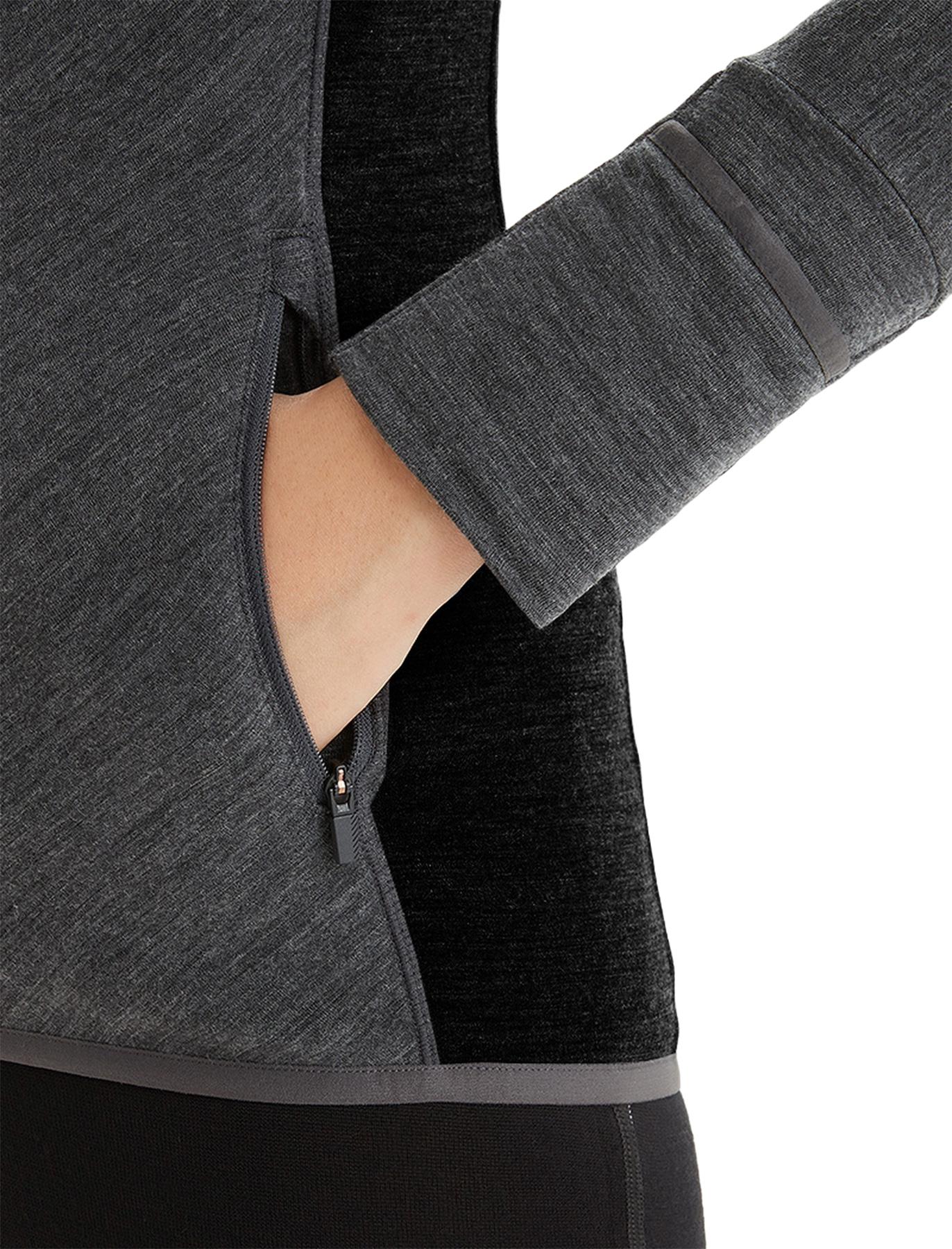 Product gallery image number 4 for product Descender Long Sleeve Zip Hood - Women's