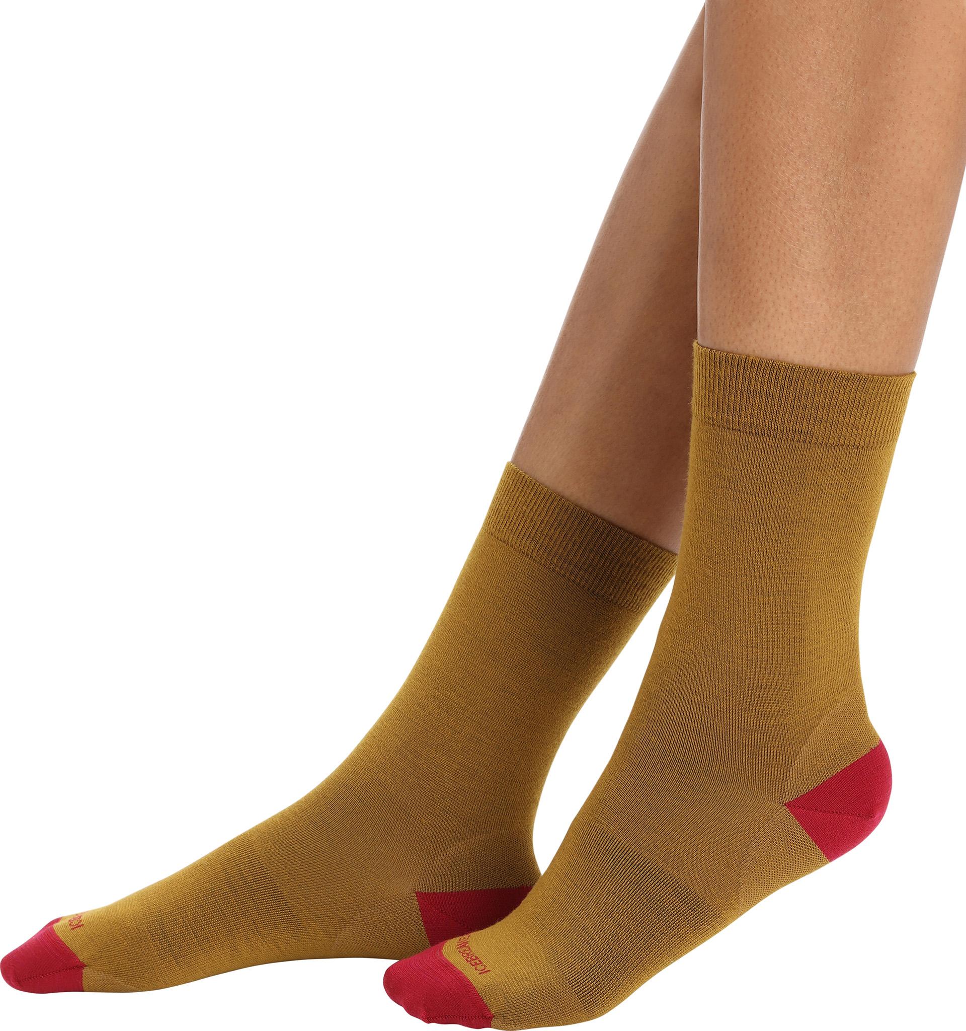 Product gallery image number 3 for product Chaussettes mi-mollet Lifestyle Fine Gauge - Femme
