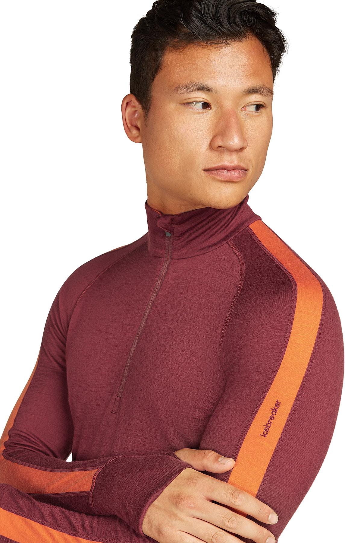 Product gallery image number 6 for product Merino 200 ZoneKnit Long Sleeve Half Zip Thermal Top - Men's