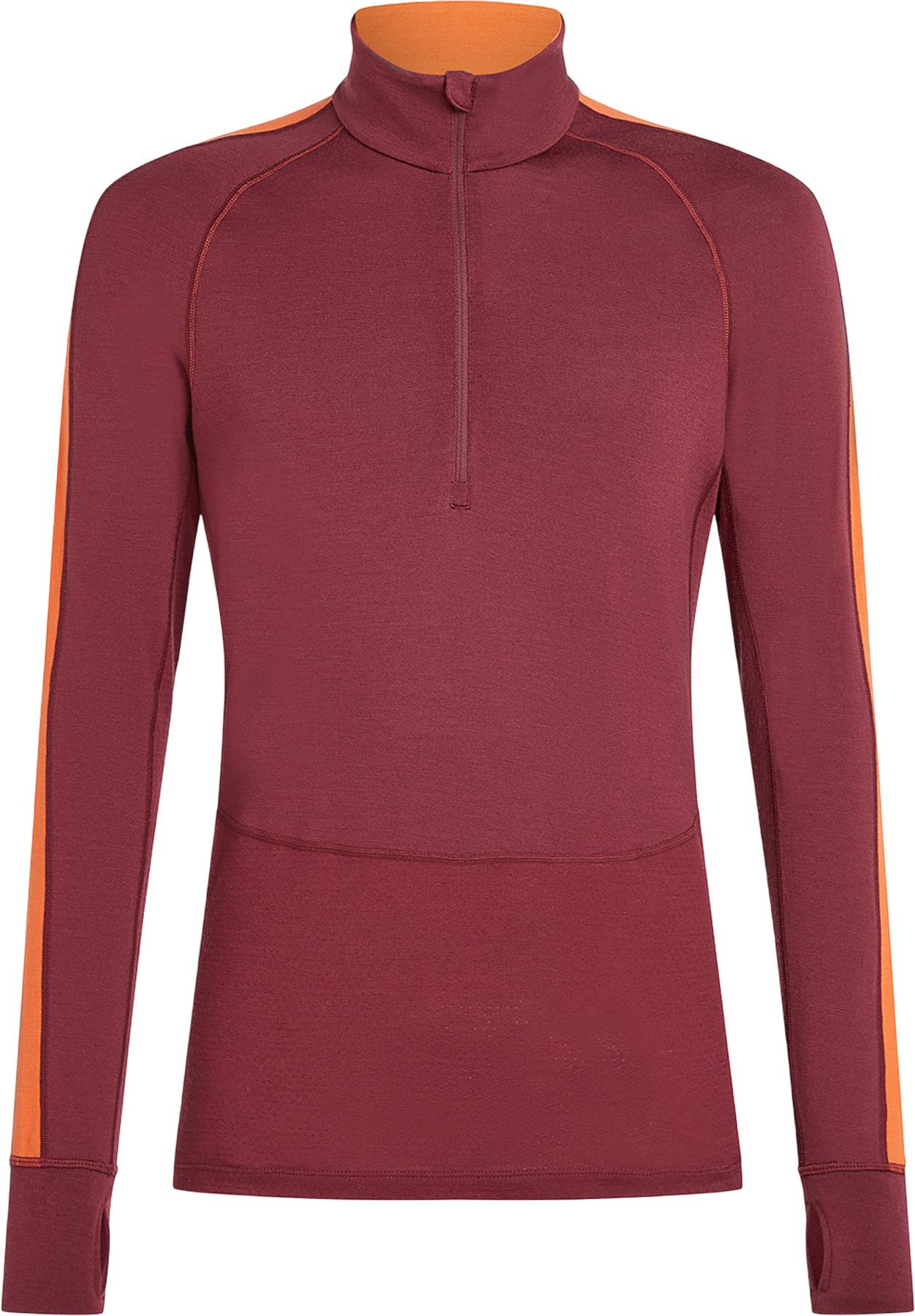Image de produit pour Haut à demi-glissière thermique à manches longues en mérinos 200 ZoneKnit - Homme