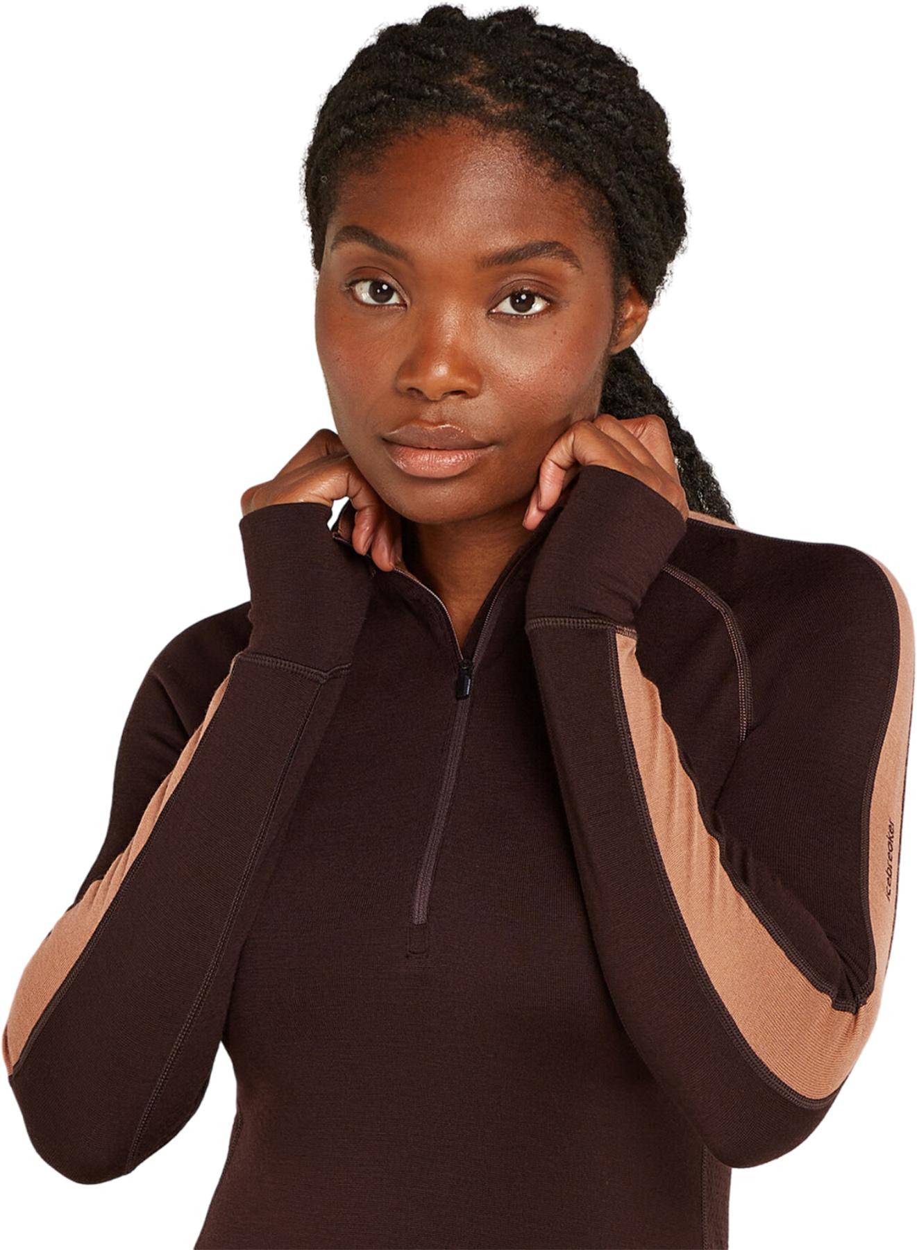 Product gallery image number 2 for product 260 ZoneKnit Long Sleeve Half Zip Thermal Top - Women's
