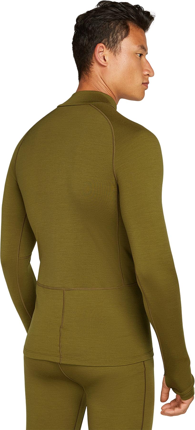 Product gallery image number 3 for product 300 MerinoFine Polar Long Sleeve Half Zip Thermal Top - Men's