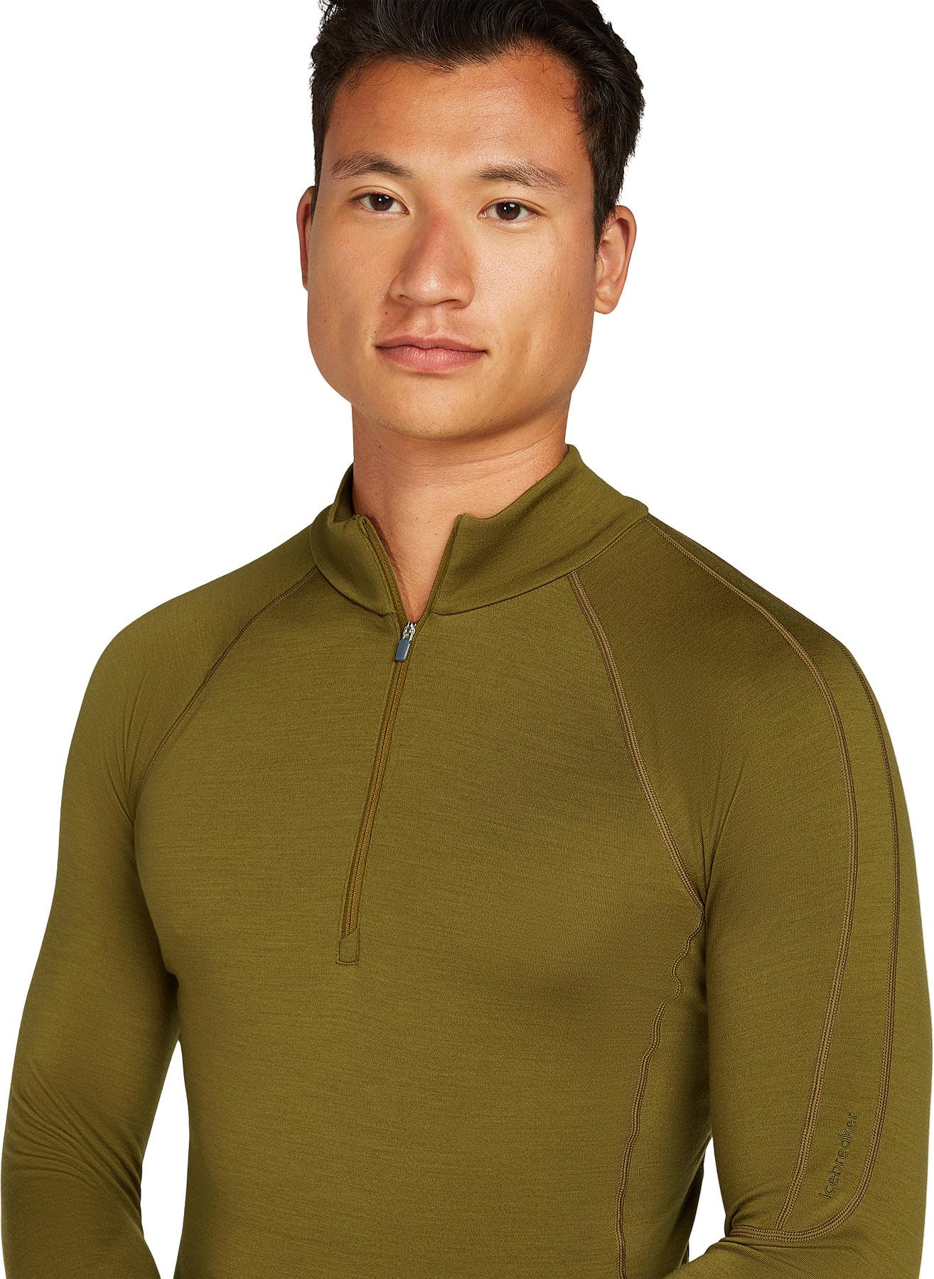 Product gallery image number 4 for product 300 MerinoFine Polar Long Sleeve Half Zip Thermal Top - Men's