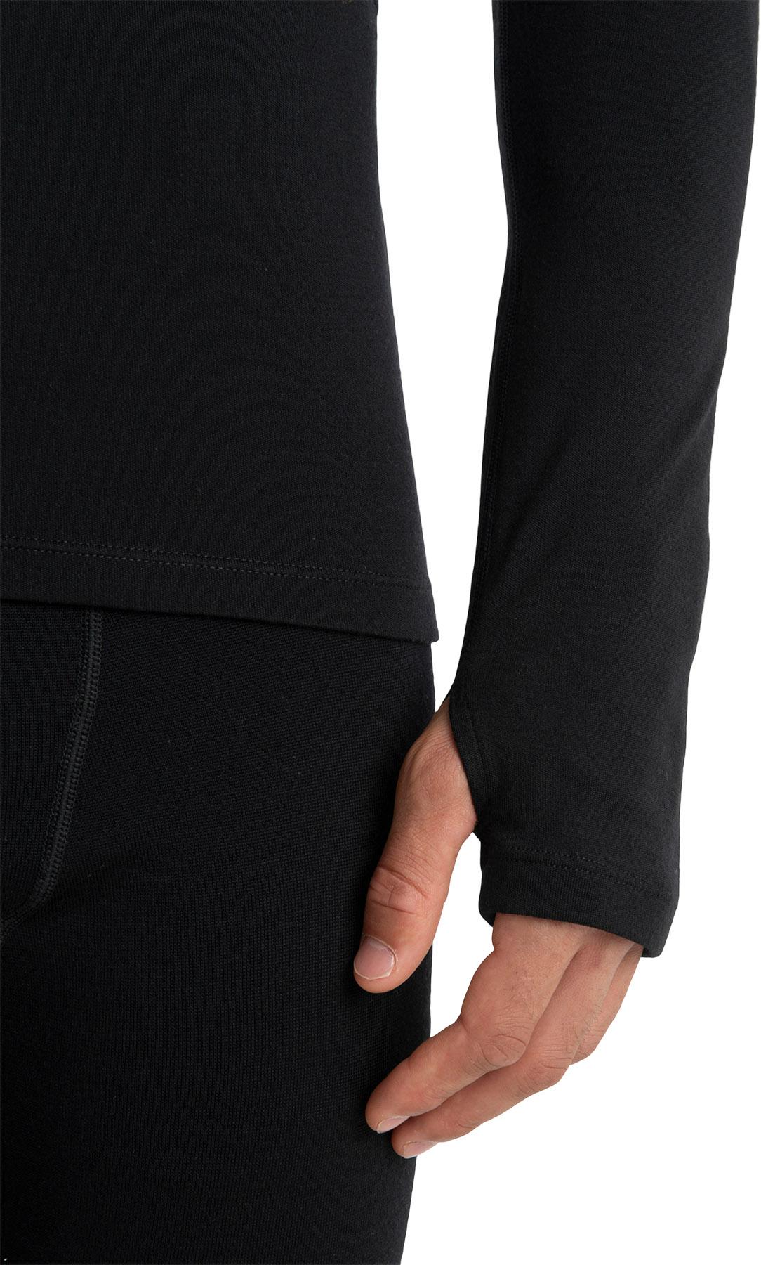 Product gallery image number 3 for product 300 MerinoFine Polar Long Sleeve Half Zip Thermal Top - Men's