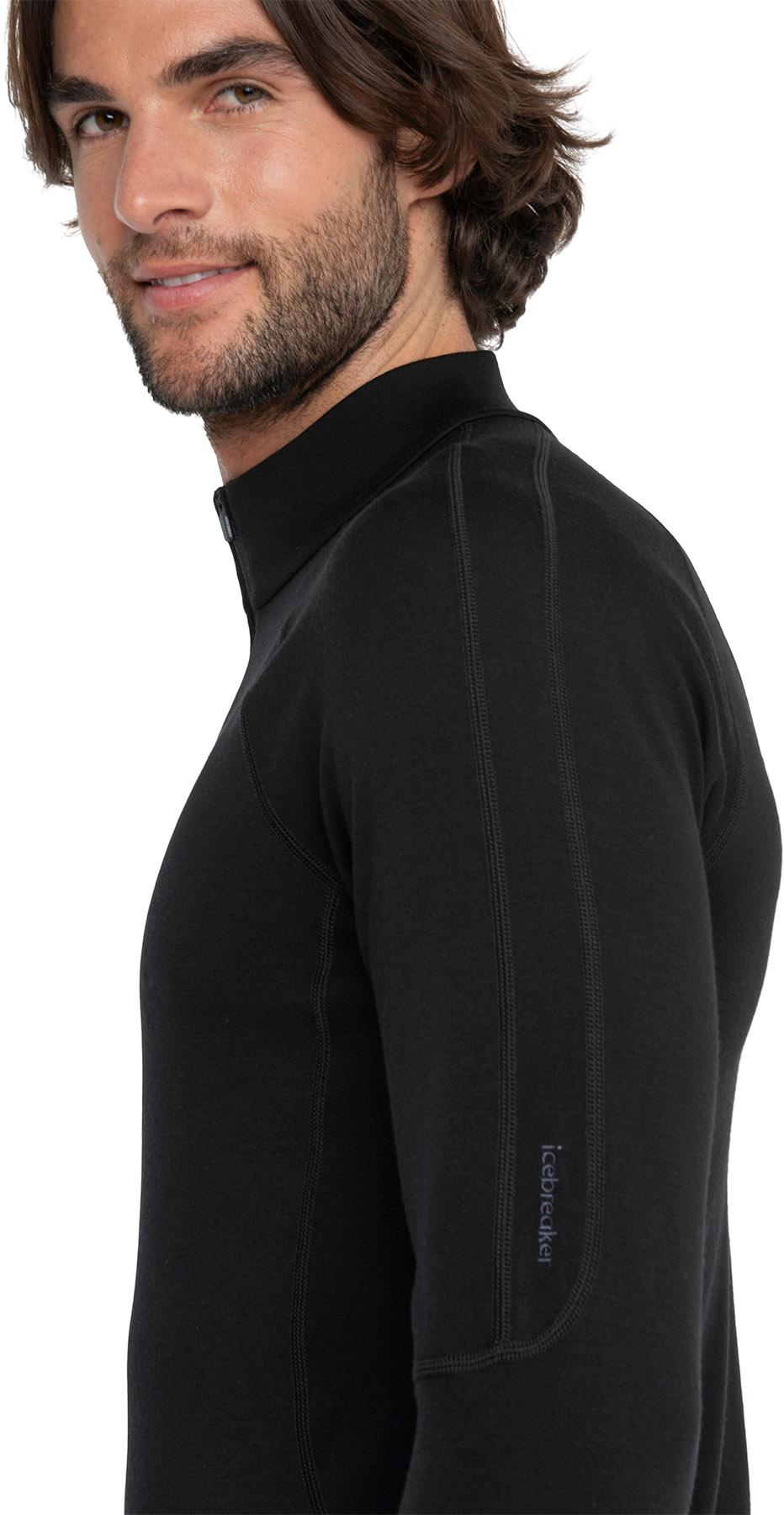 Product gallery image number 5 for product 300 MerinoFine Polar Long Sleeve Half Zip Thermal Top - Men's